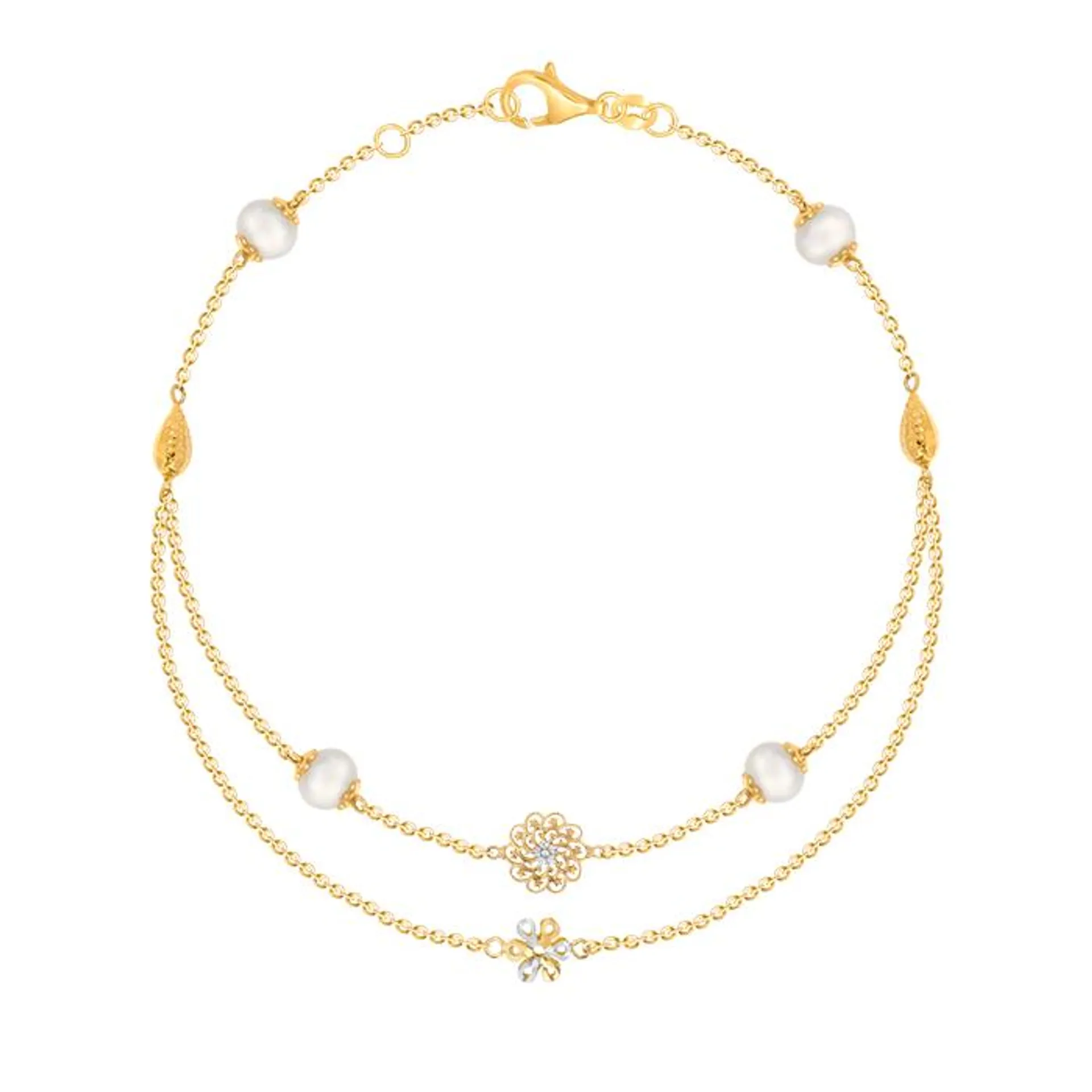 Kiku Pearl Anklet