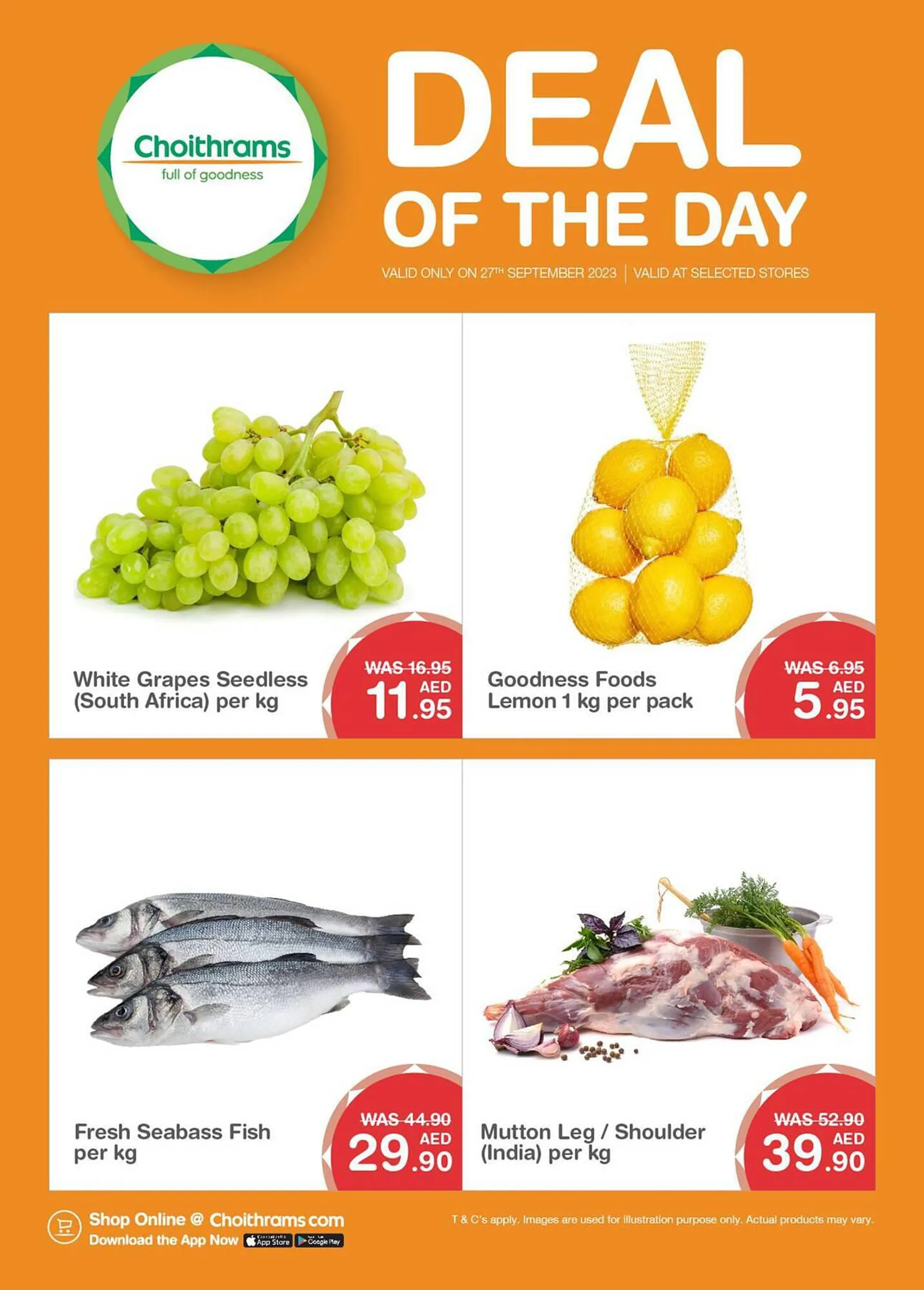 Choithrams catalogue from 27 September to 3 October 2023 - Offers page 1