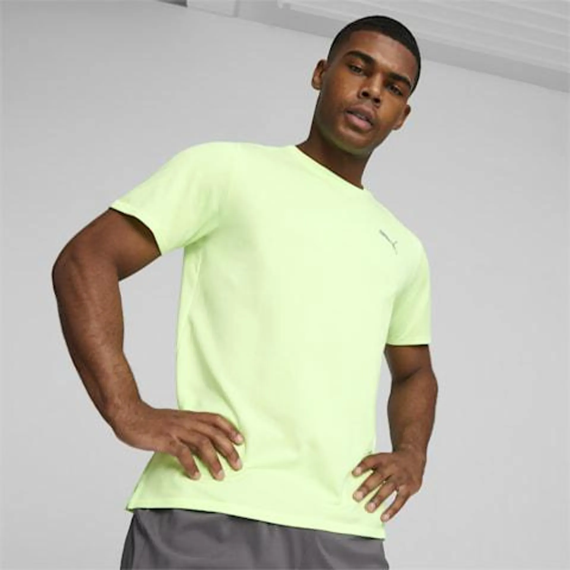 RUN FAVOURITE Heather Running Tee Men