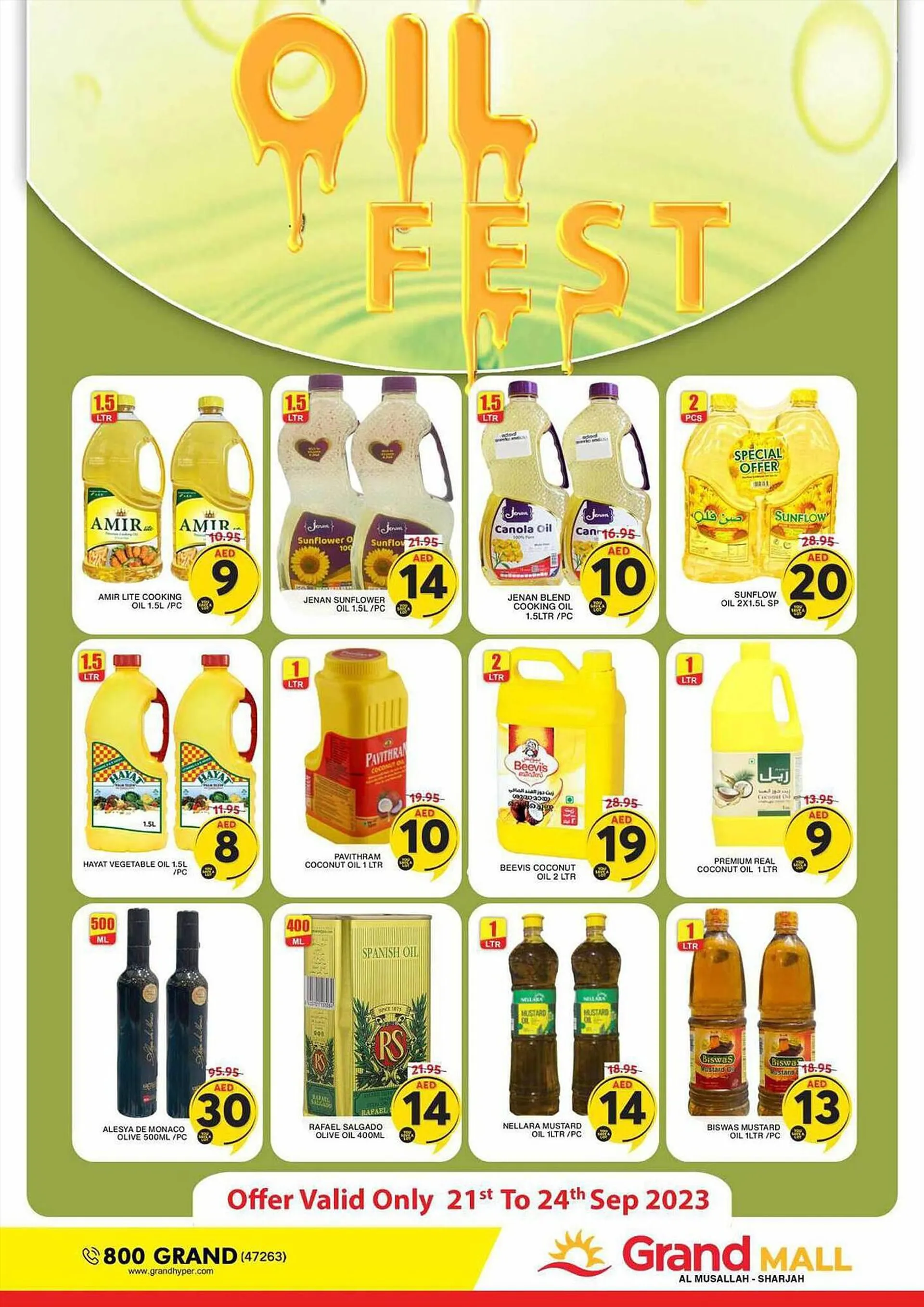 Grand Hyper Market catalogue from 21 September to 24 September 2023 - Offers page 1