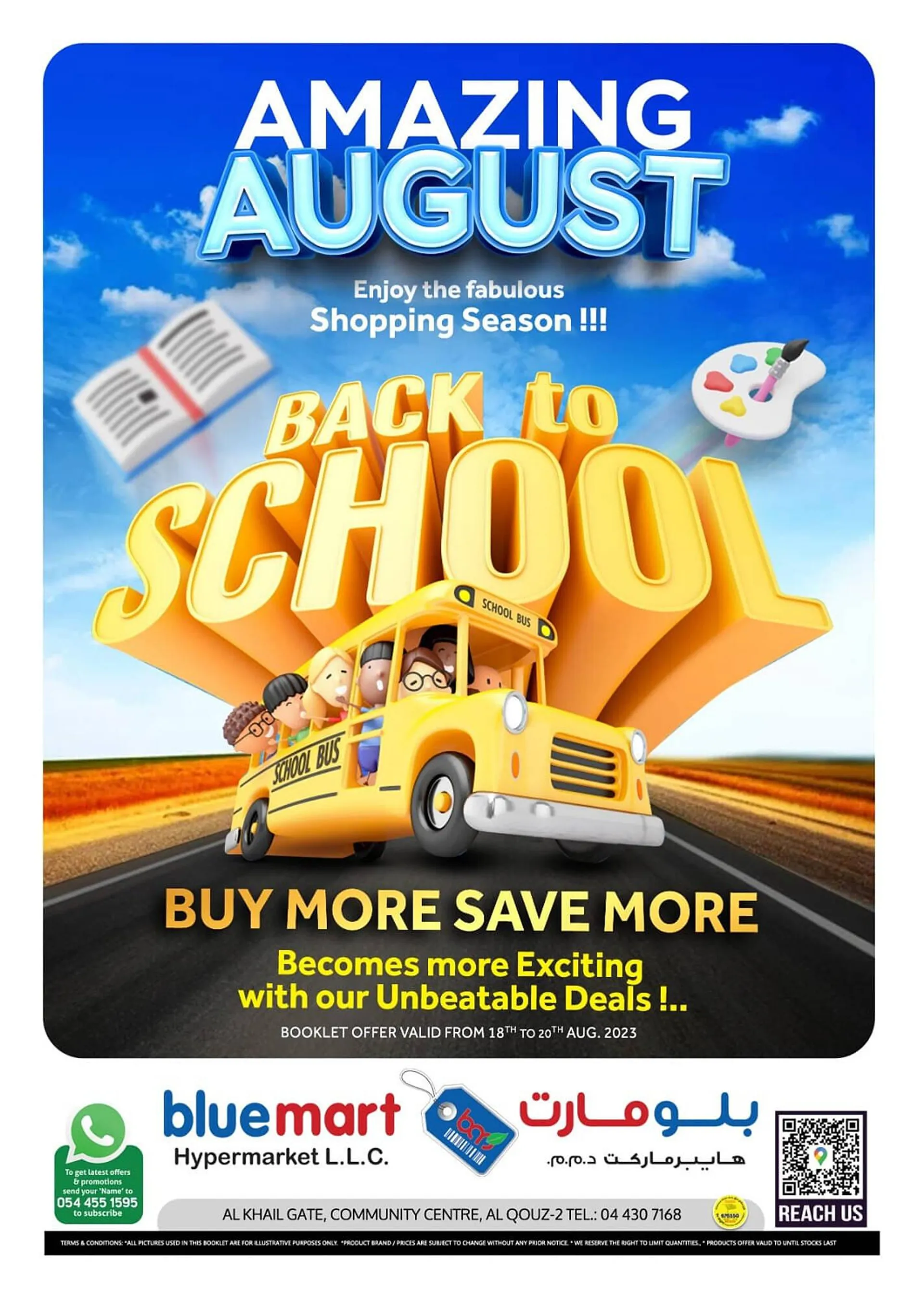 Bluemart catalogue from 18 August to 20 August 2023 - Offers page 1