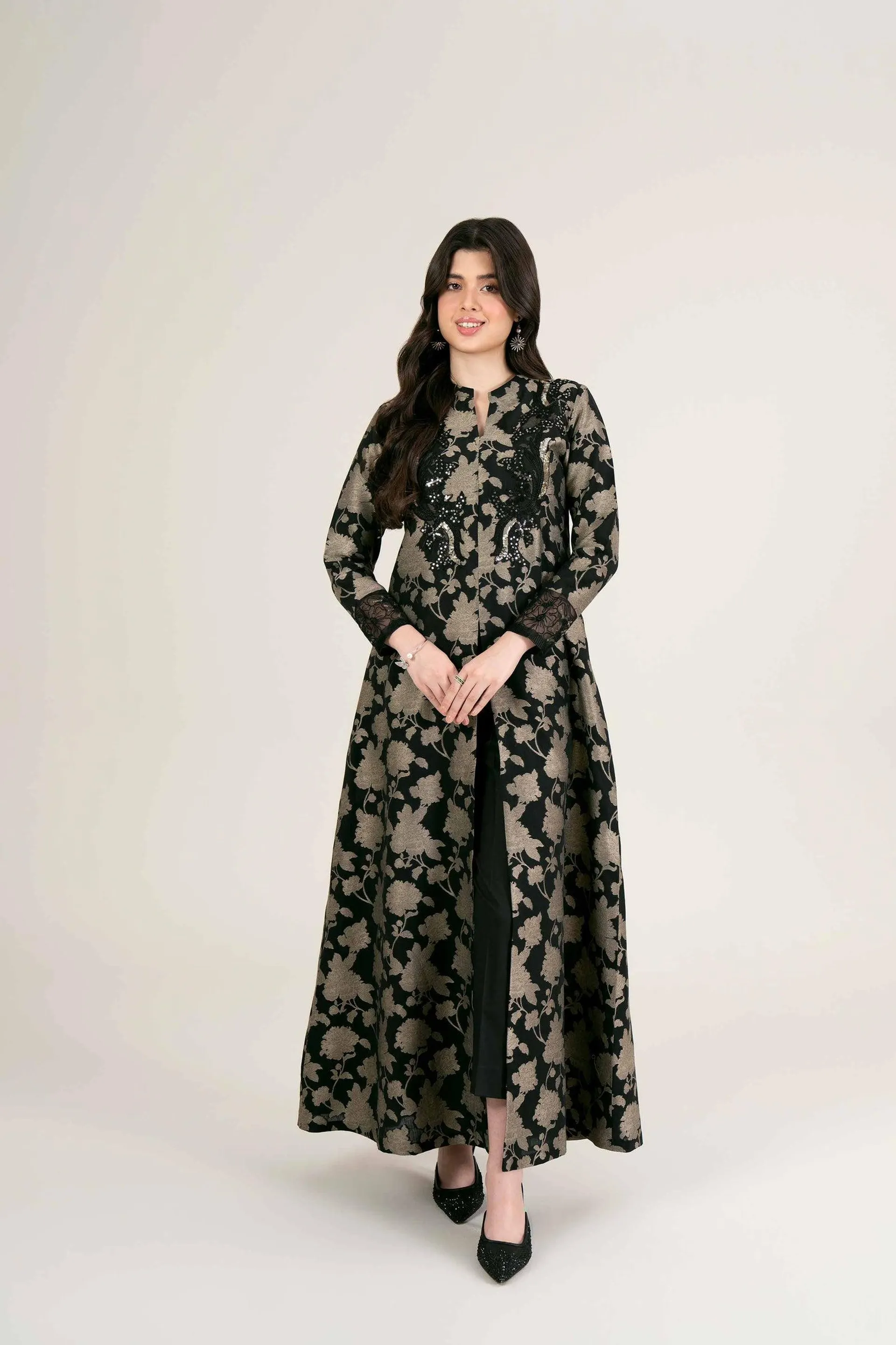 2 Piece - Jacquard Embroidered Suit - 42401752