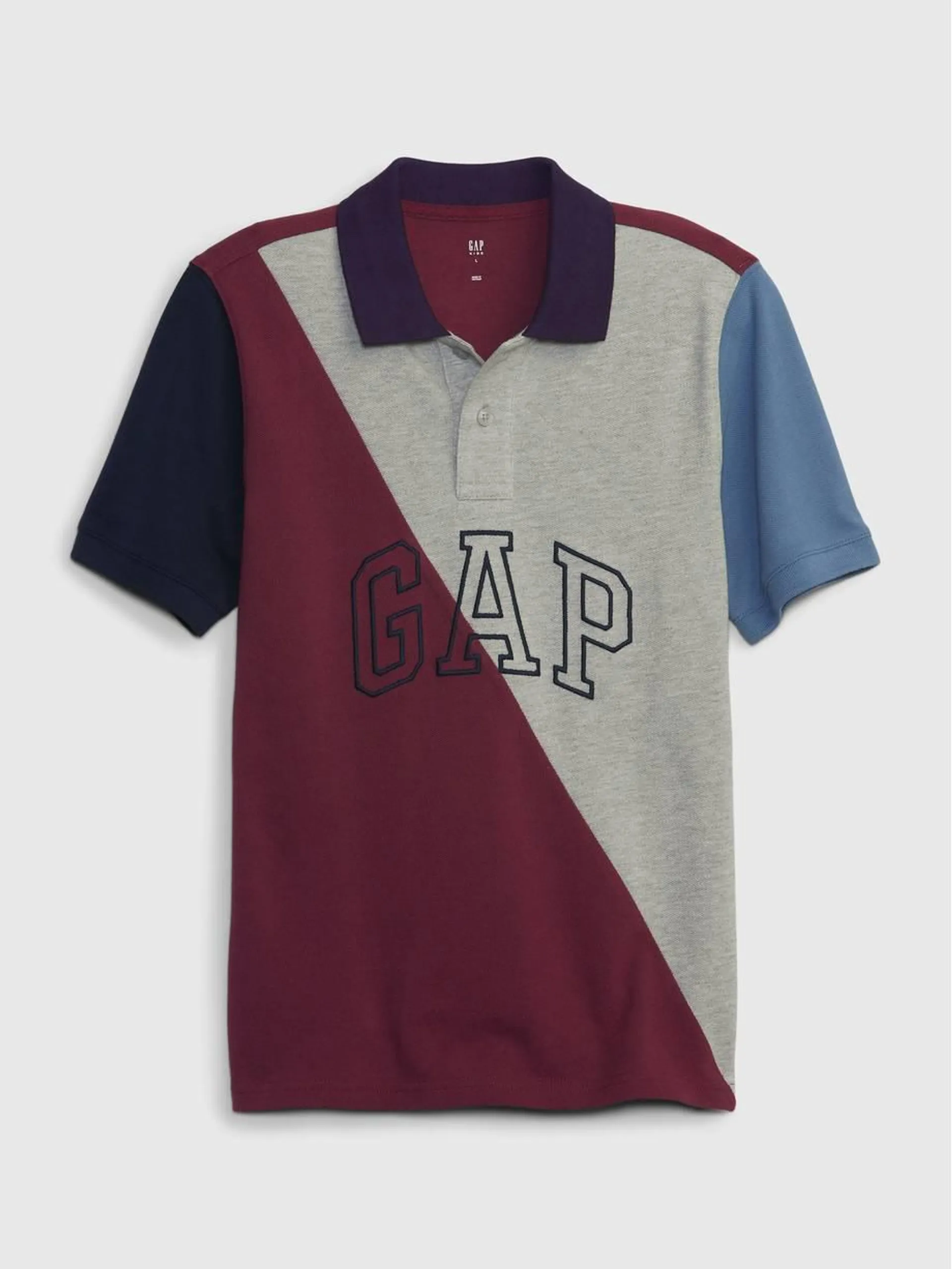 Kids Colorblock Polo Shirt