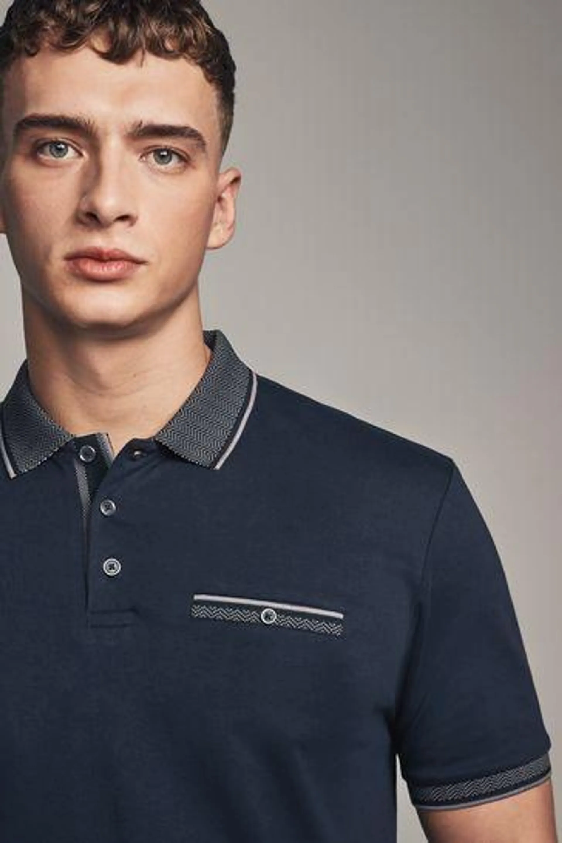 Short Sleeve Smart Collar Polo Shirt