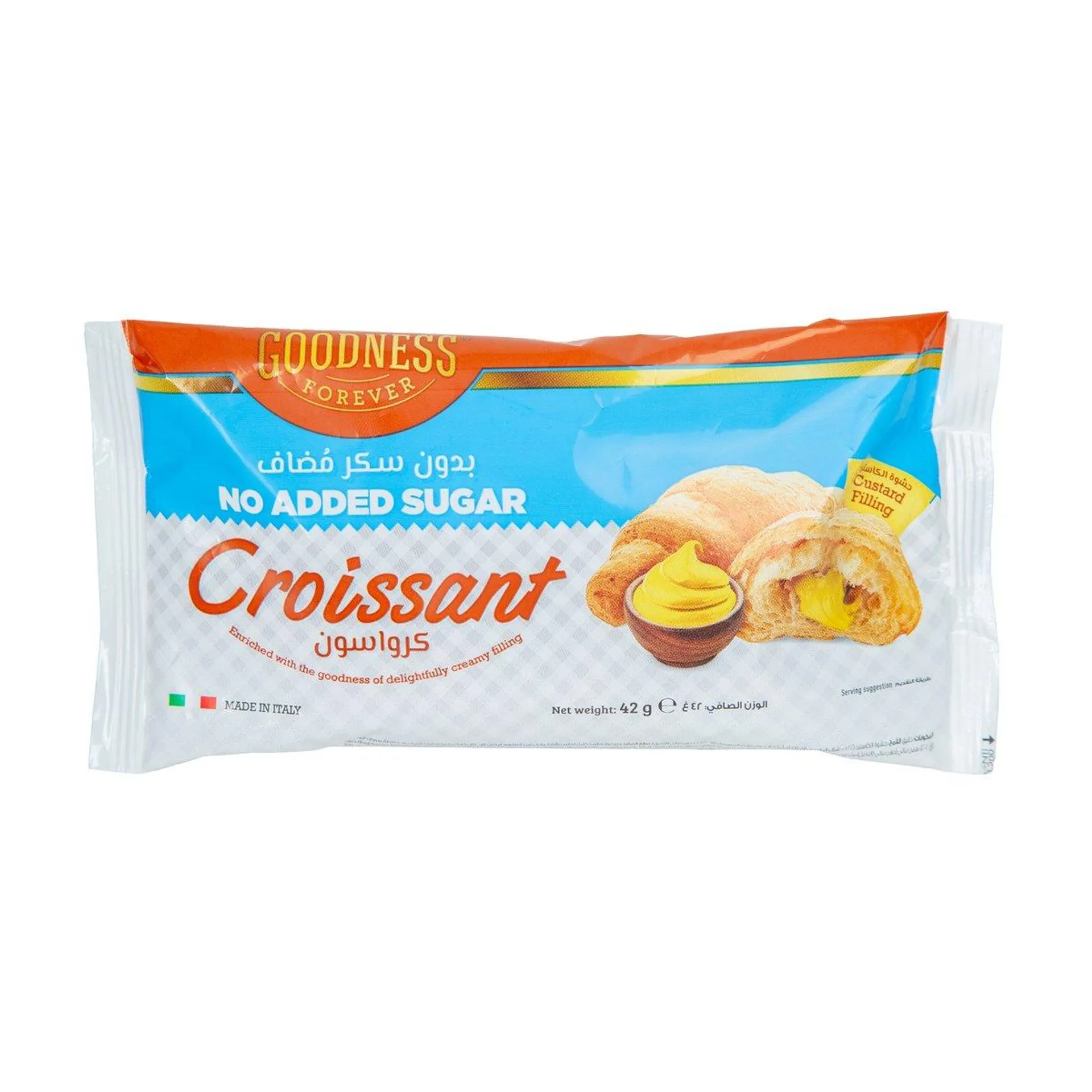Goodness Forever Custard Croissant No Added Sugar 6 x 42 g