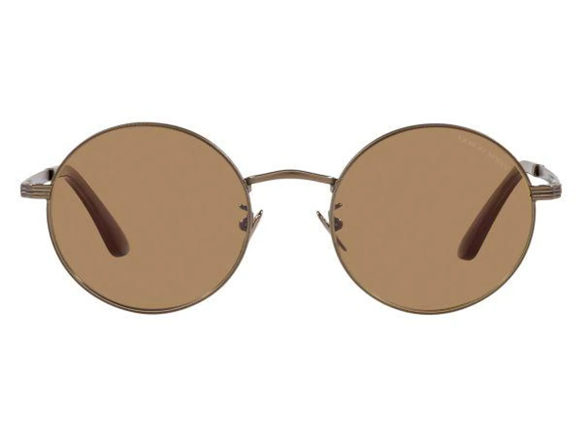 Matte Bronze Round Sunglasses