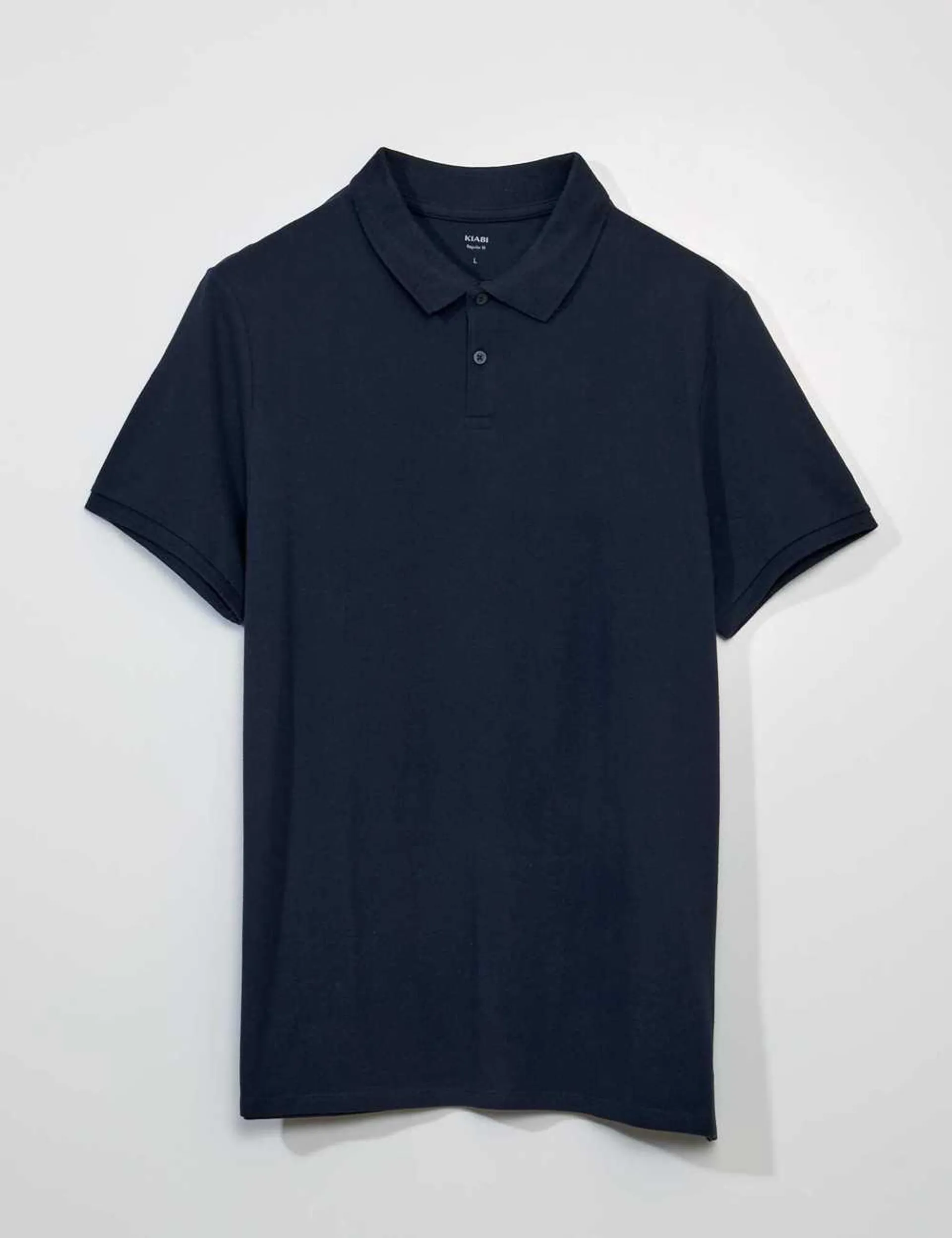 Cotton piqué polo shirt