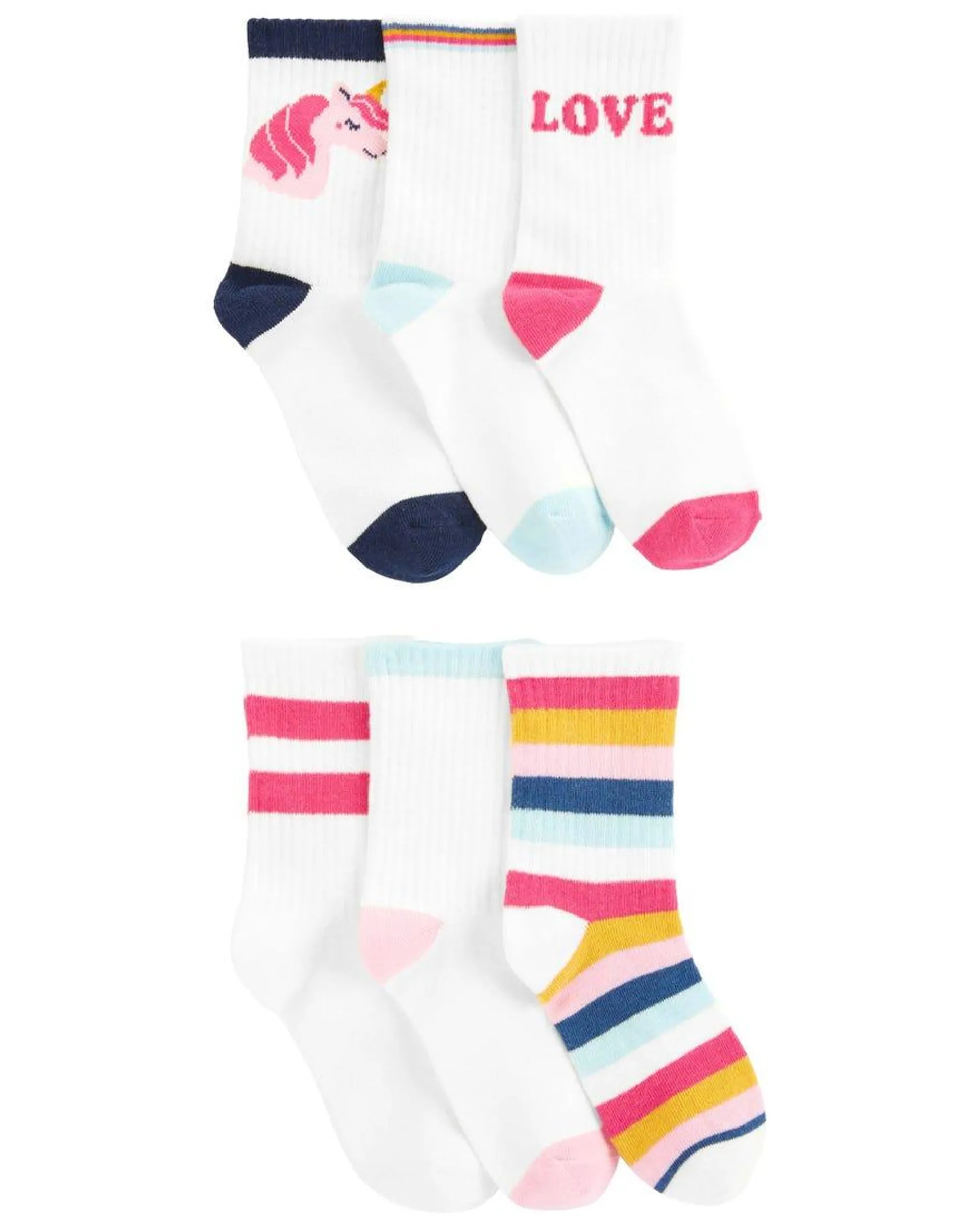 6-Pack Crew Socks