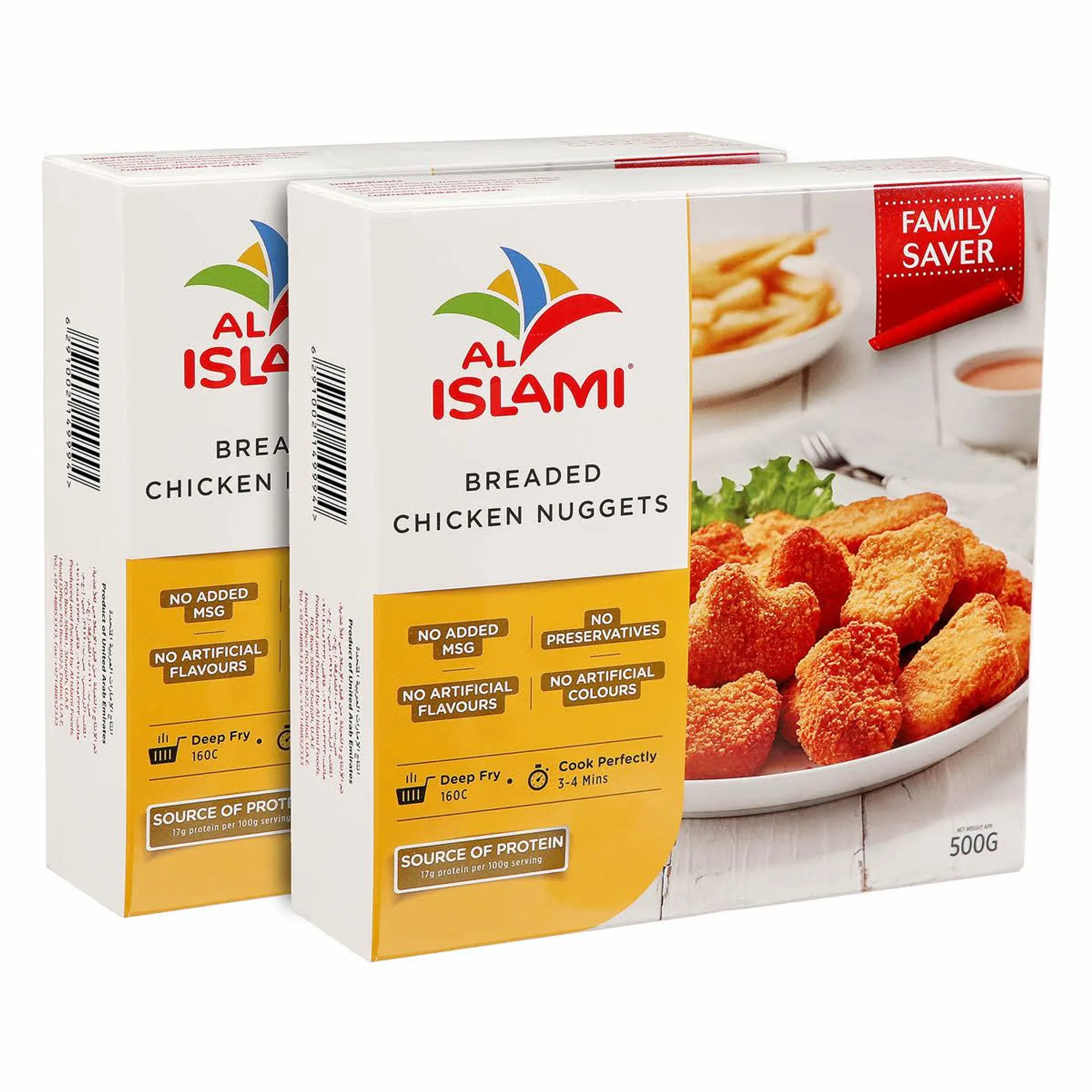 Al Islami Chicken Nuggets 500 g × 2 Pieces