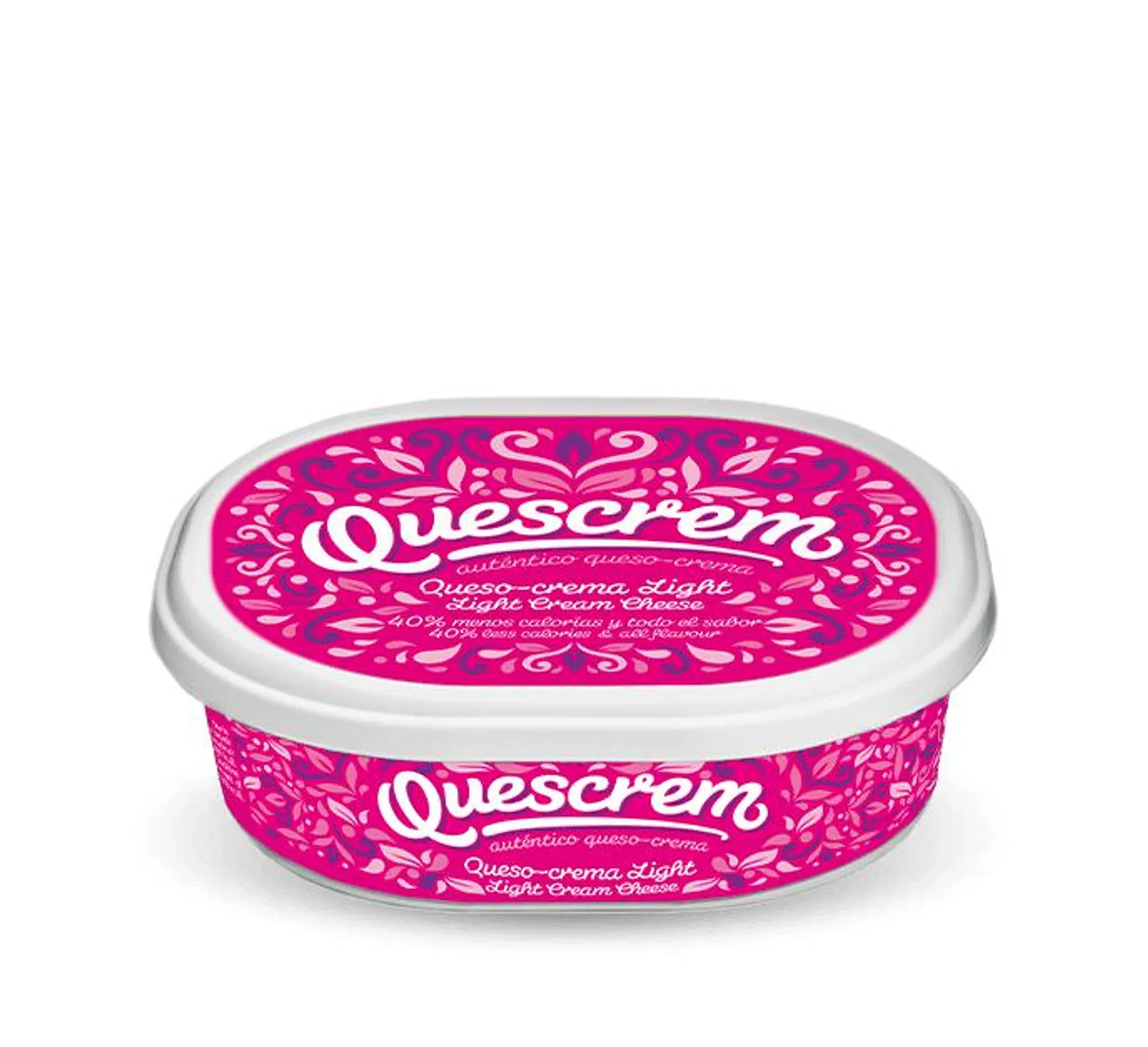 Quescrem Cream Cheese Light 200g, Non GMO