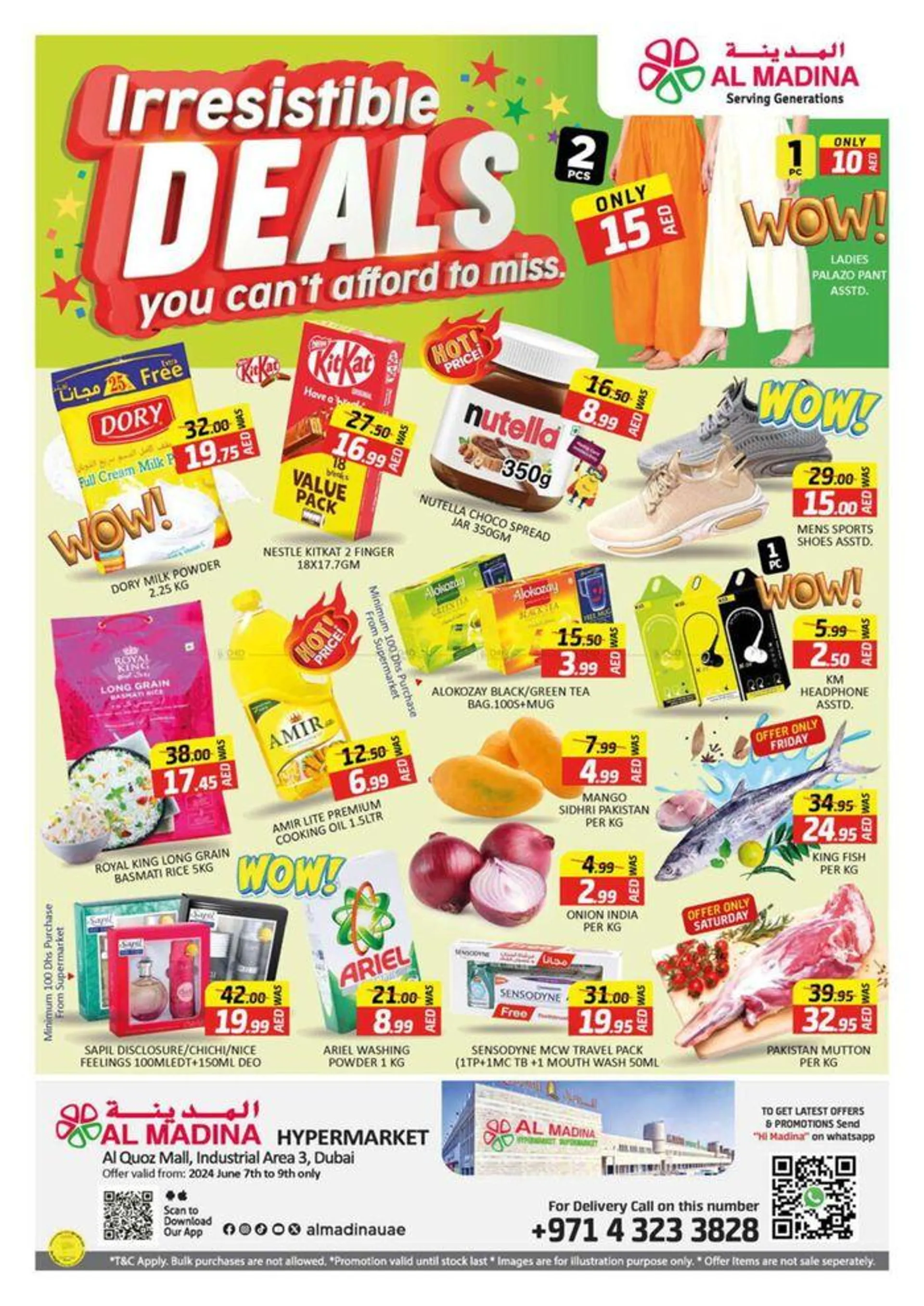 Irresistible Deals! Al Quoz Mall 3 from 7 June to 9 June 2024 - Offers page 1