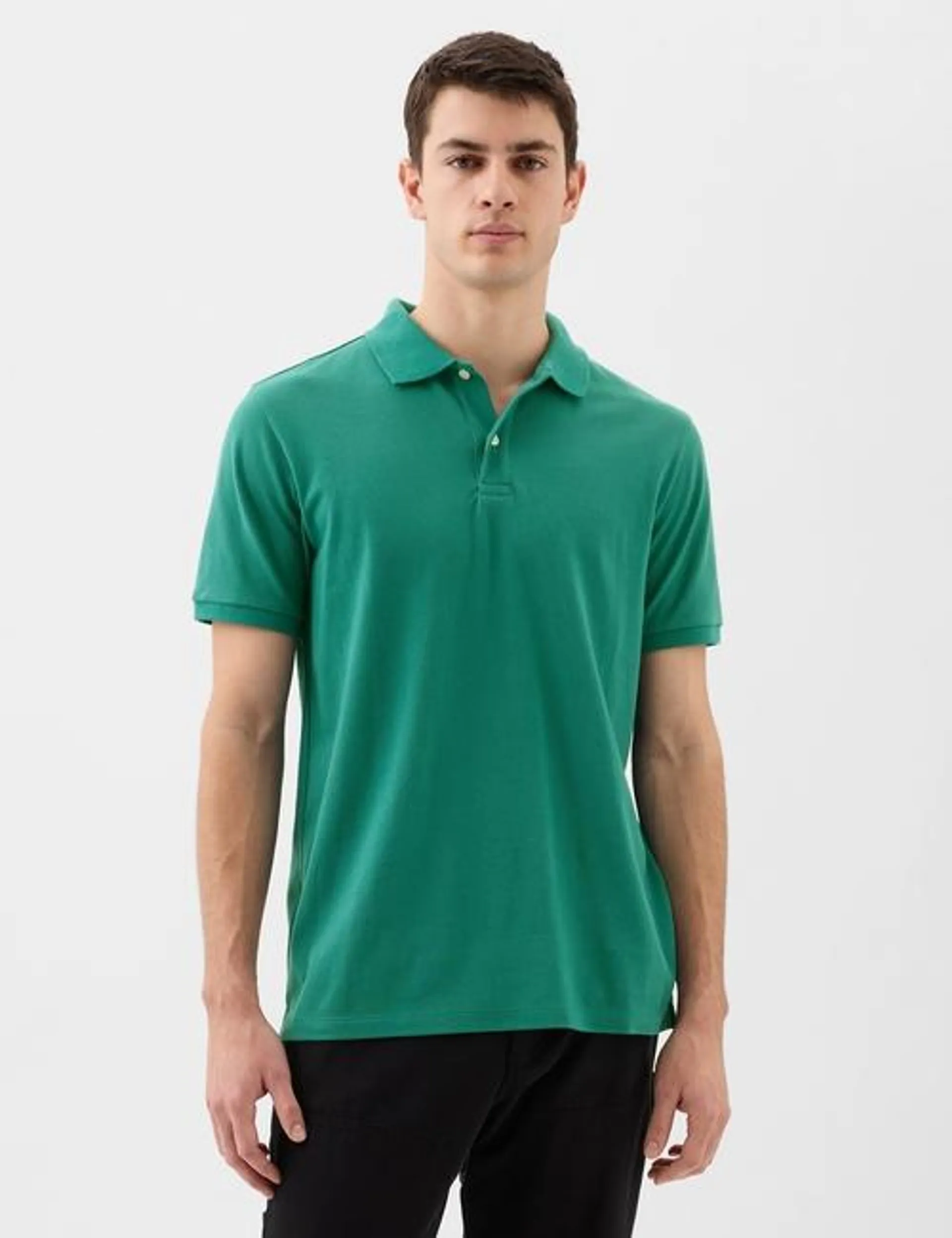 Stretch Pique Polo Shirt