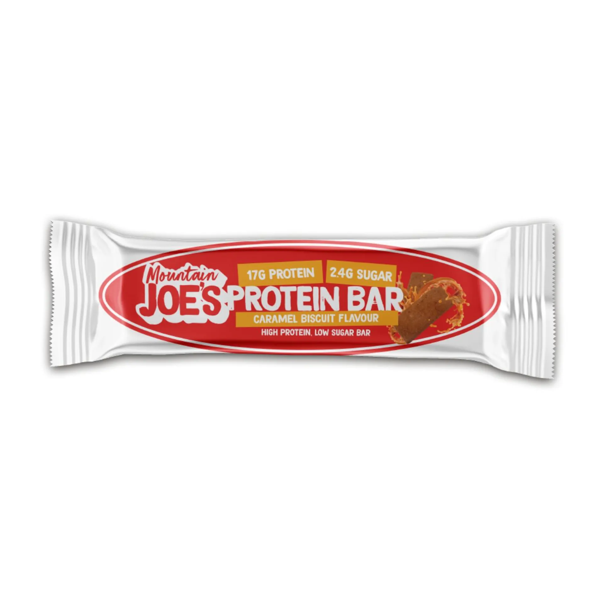 Mountain Joe's Caramel Biscuit Flavour Protein Bar 55 g