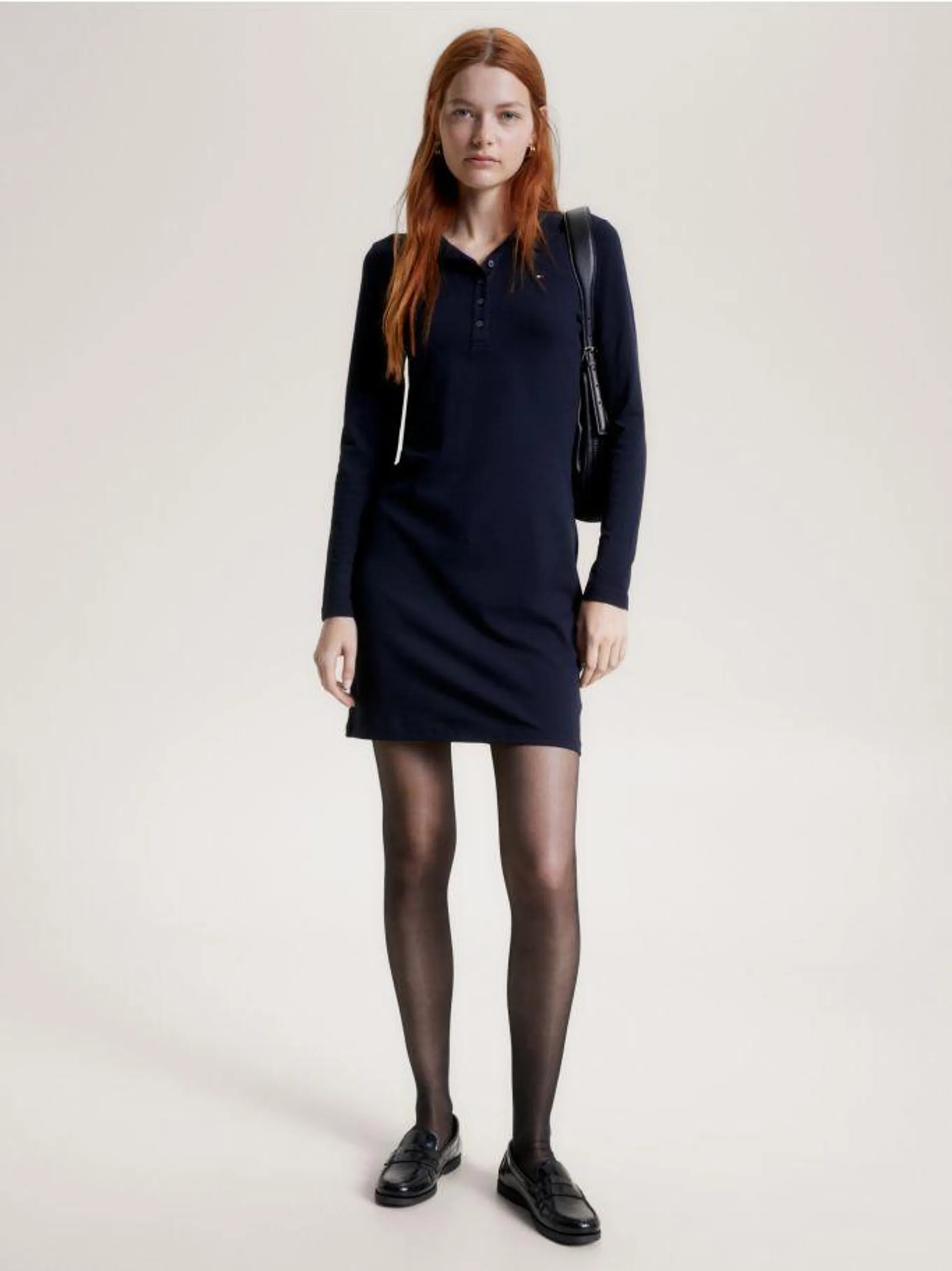 1985 Collection Long Sleeve Polo Dress