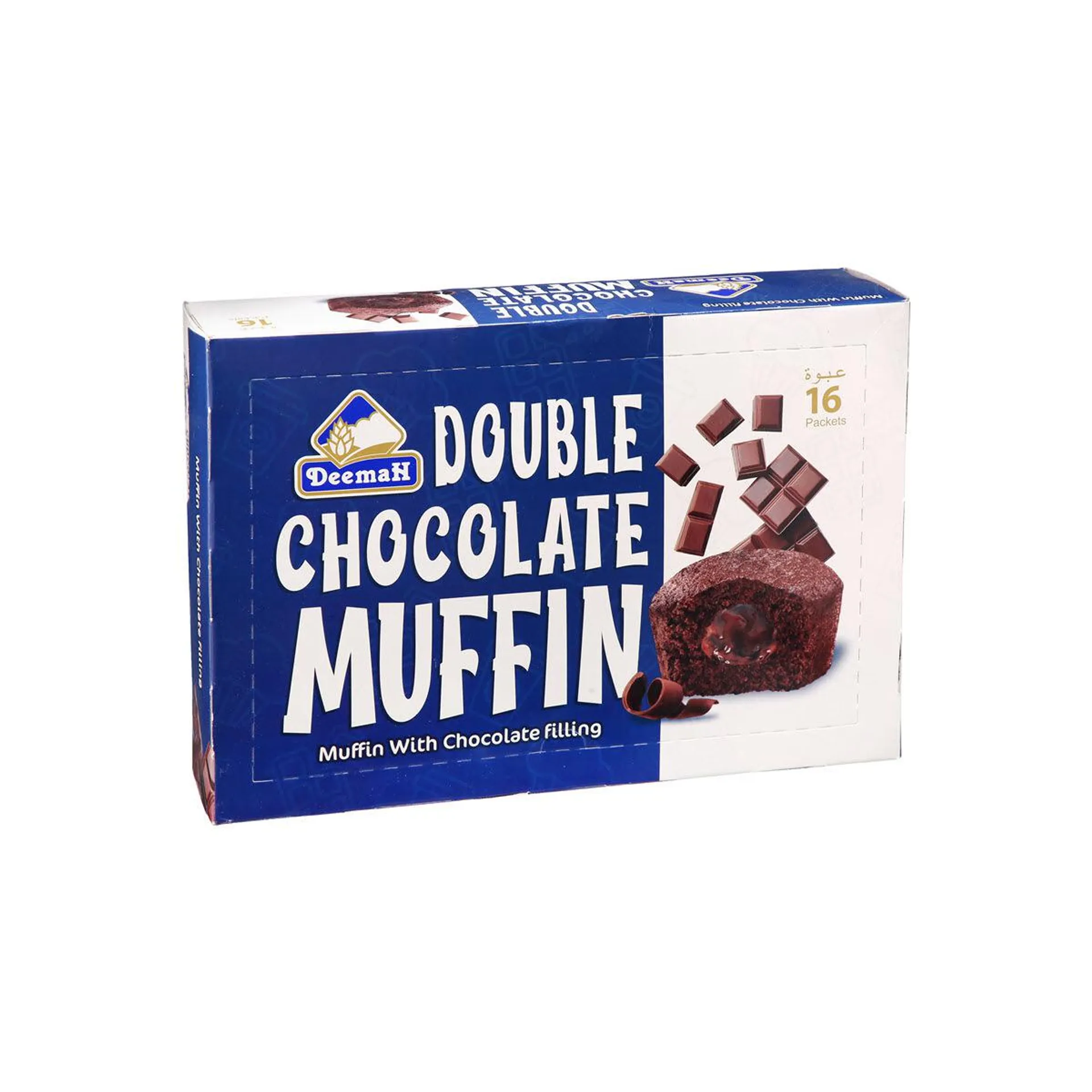 Deemah Double Chocolate Muffin 16 x 27 g