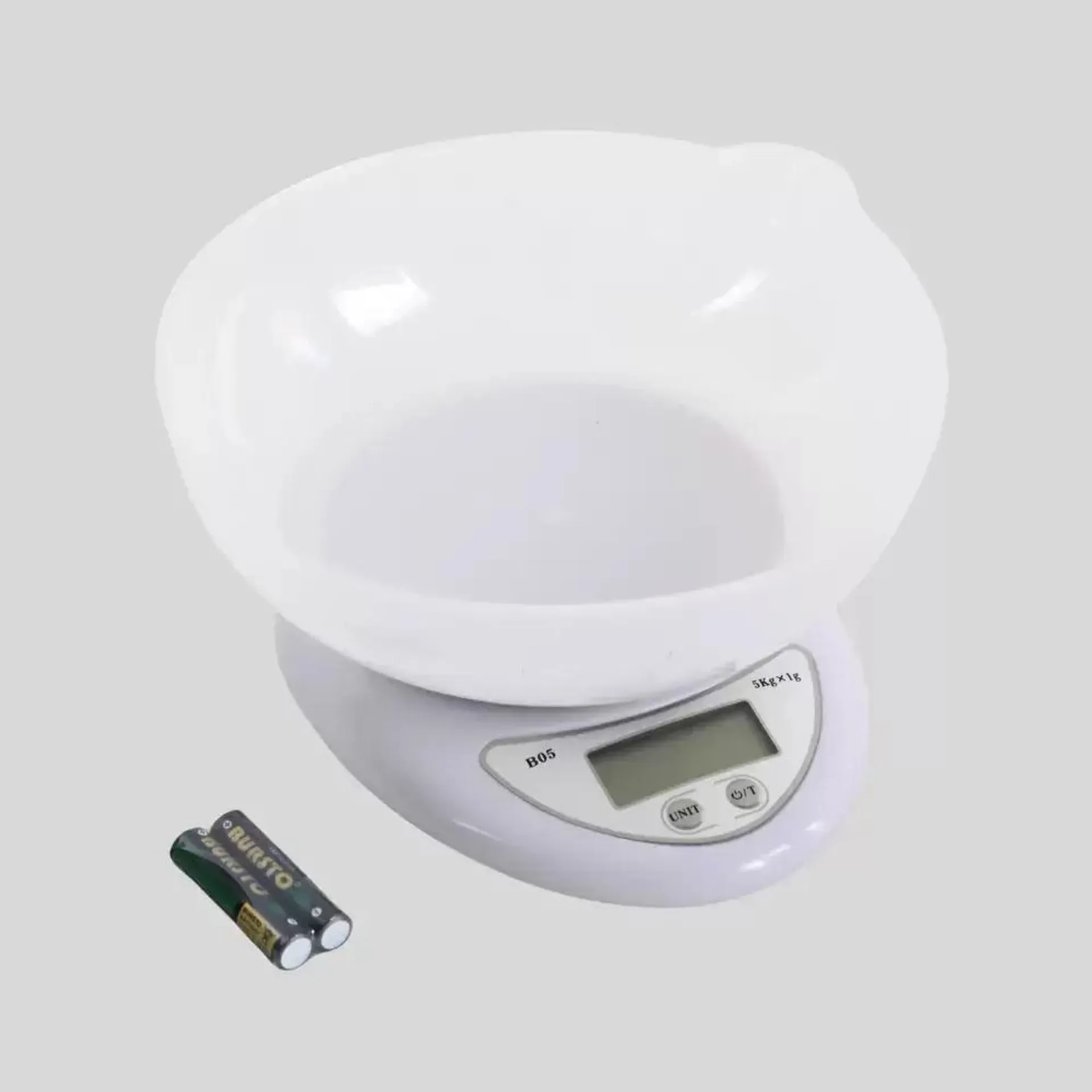 Electronic Kitchen Digital Weighing Scale With High Precision- White