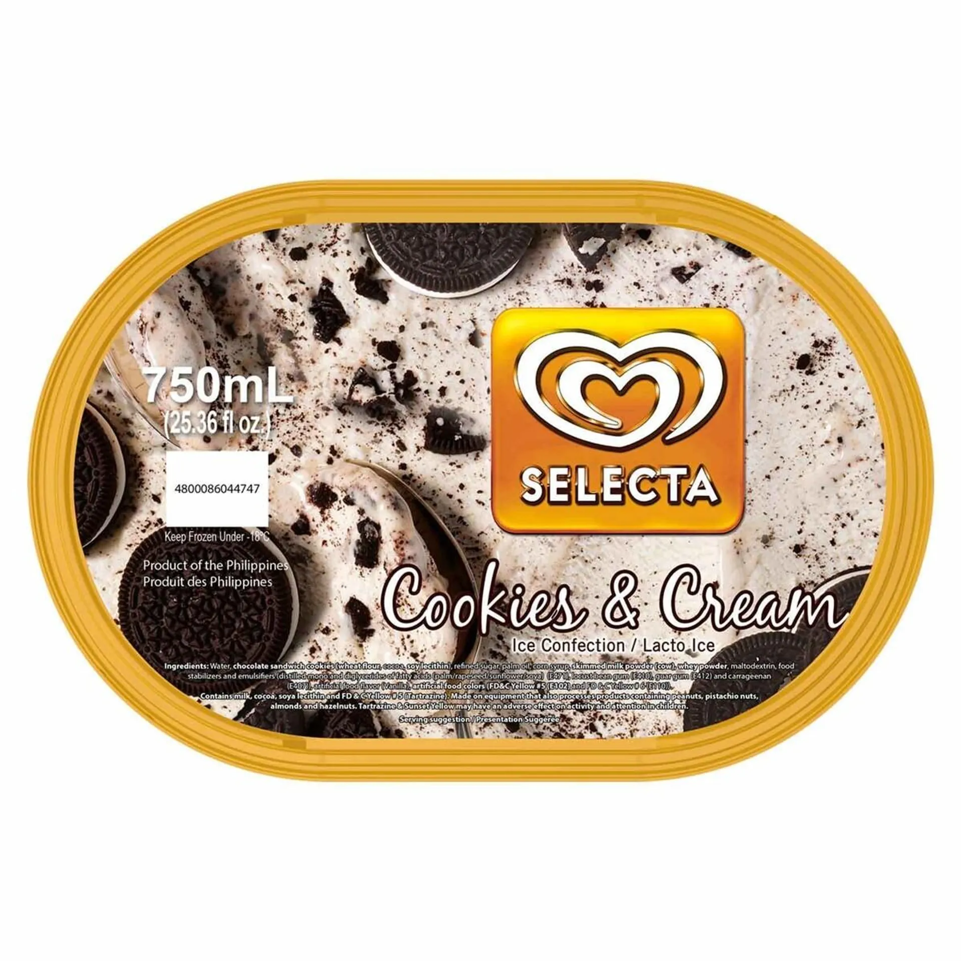 Selecta Cookies & Cream 750 ml