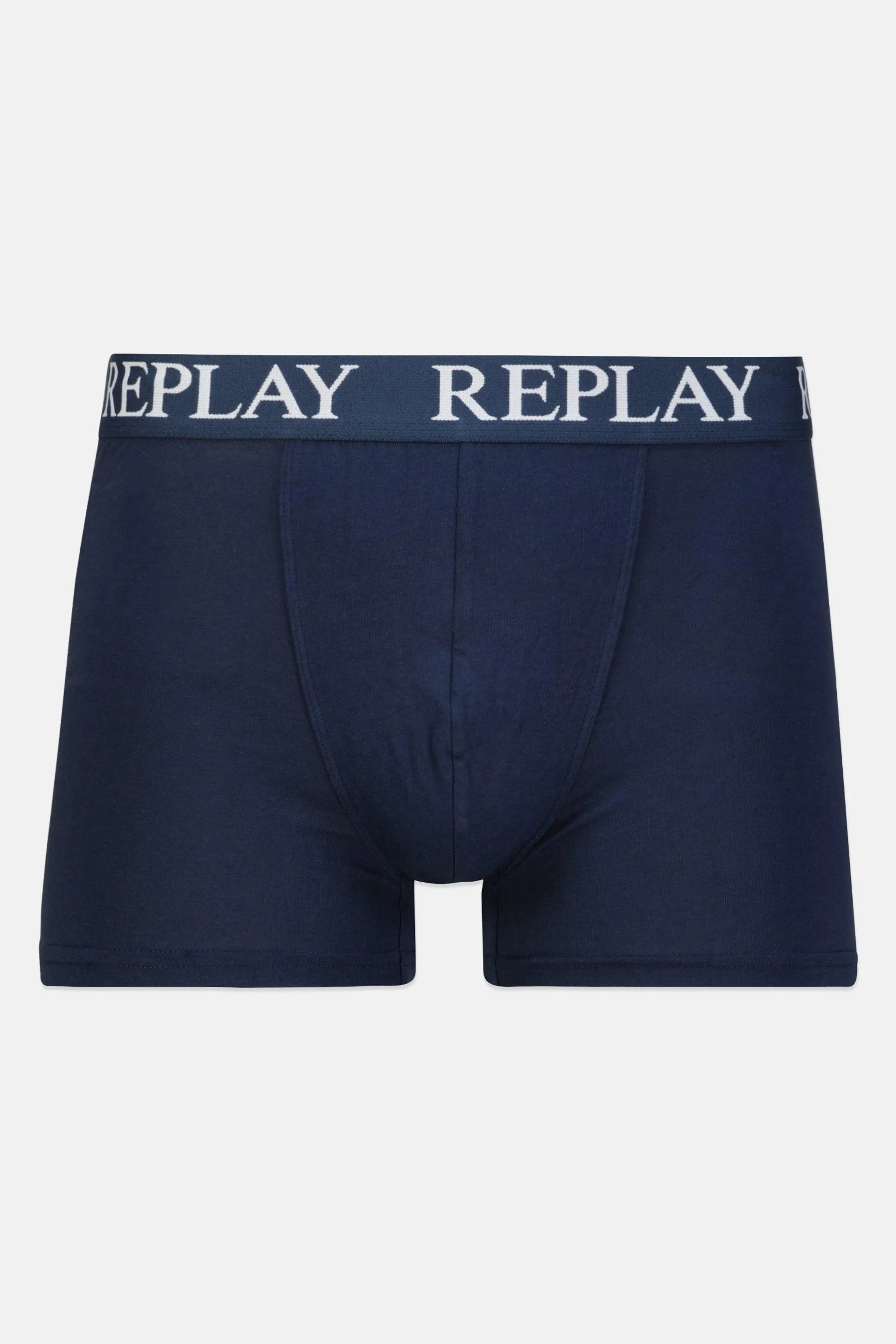 Men 2 Pc Cotton Stretch Trunks, Navy