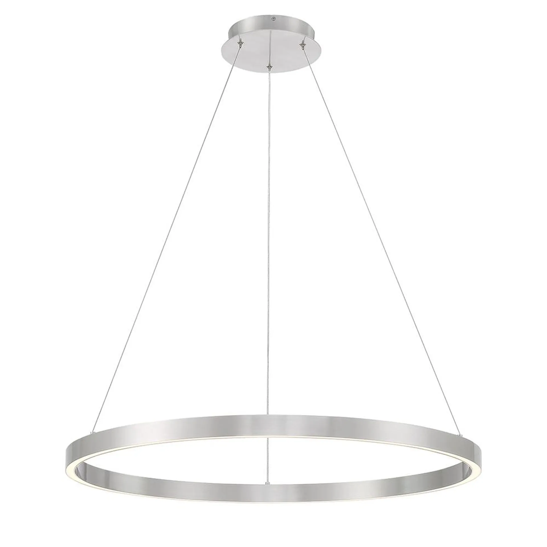 Lunar LED Pendant - Medium - Brushed Nickel