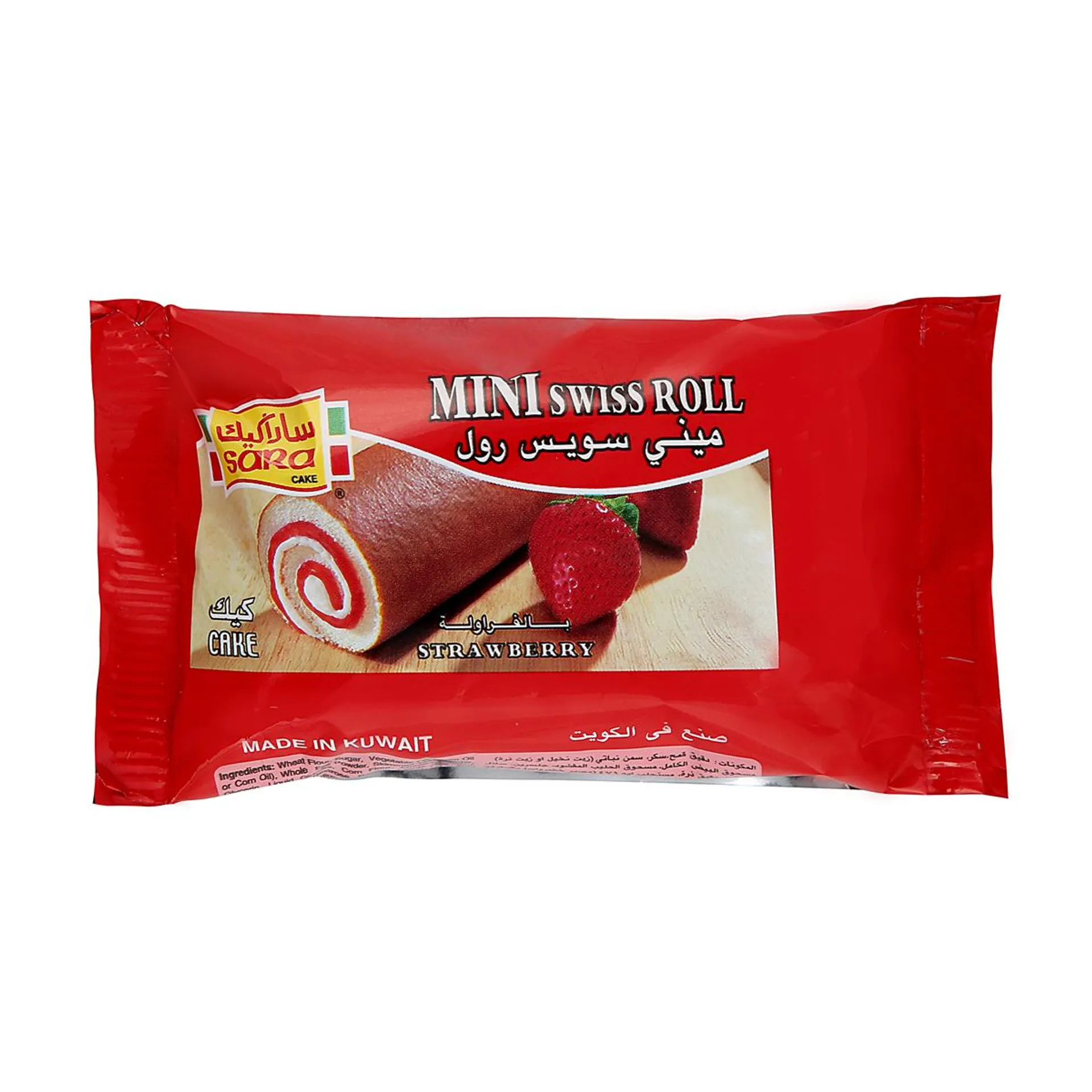 Sara Mini Roll Strawberry 25 g