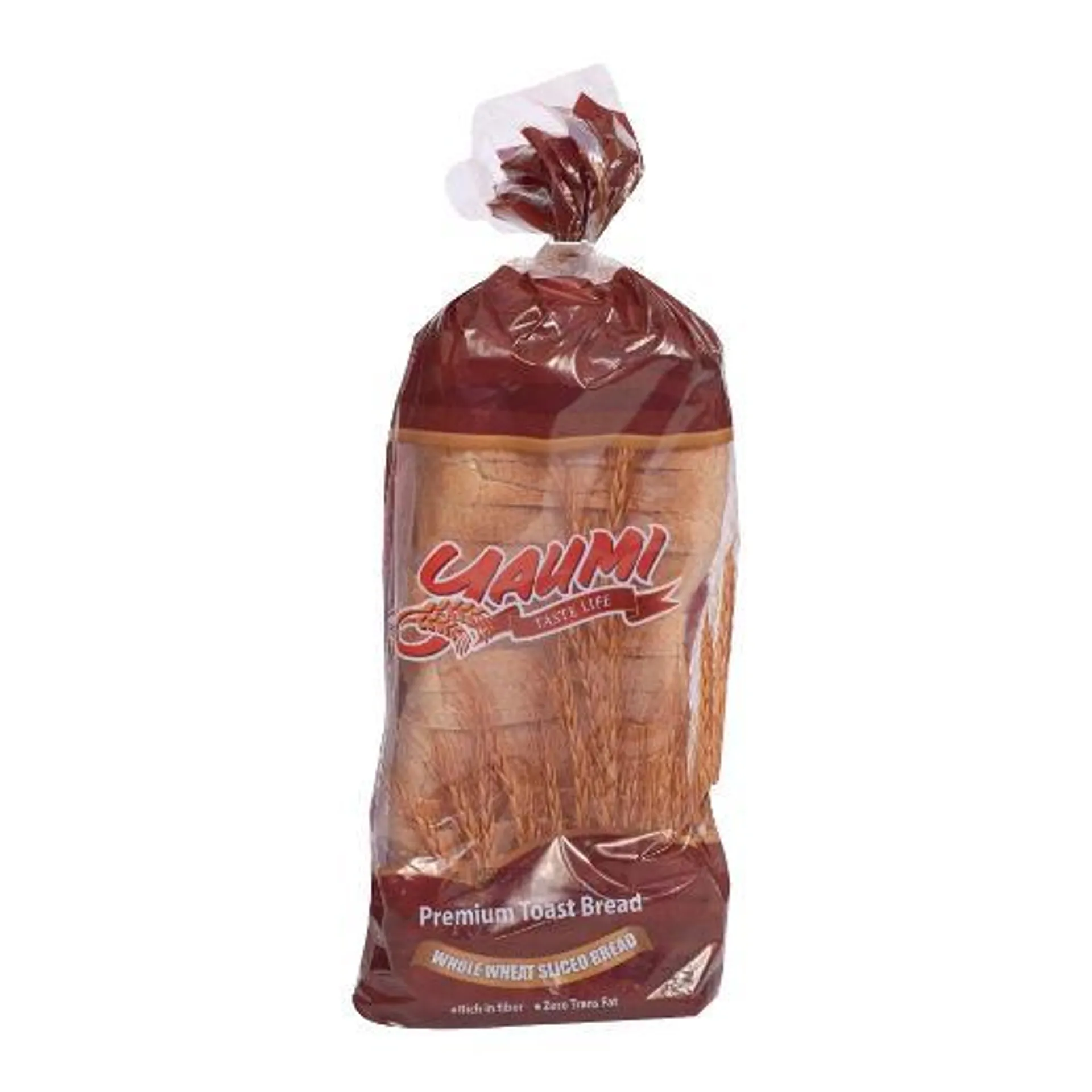 Yaumi Whole Wheat Sliced Bread Brown 600g