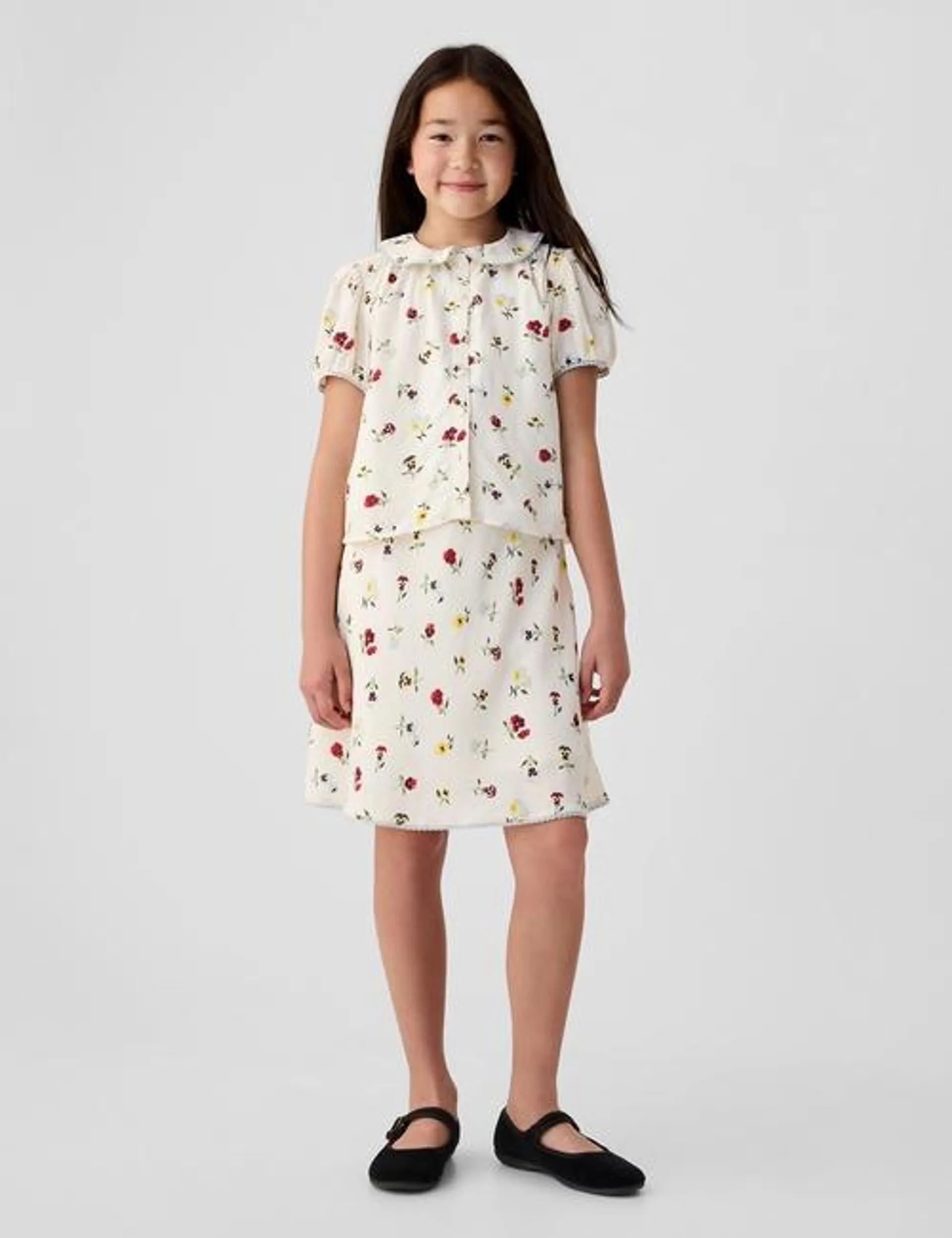 Gap x DÔEN Kids Floral Skirt