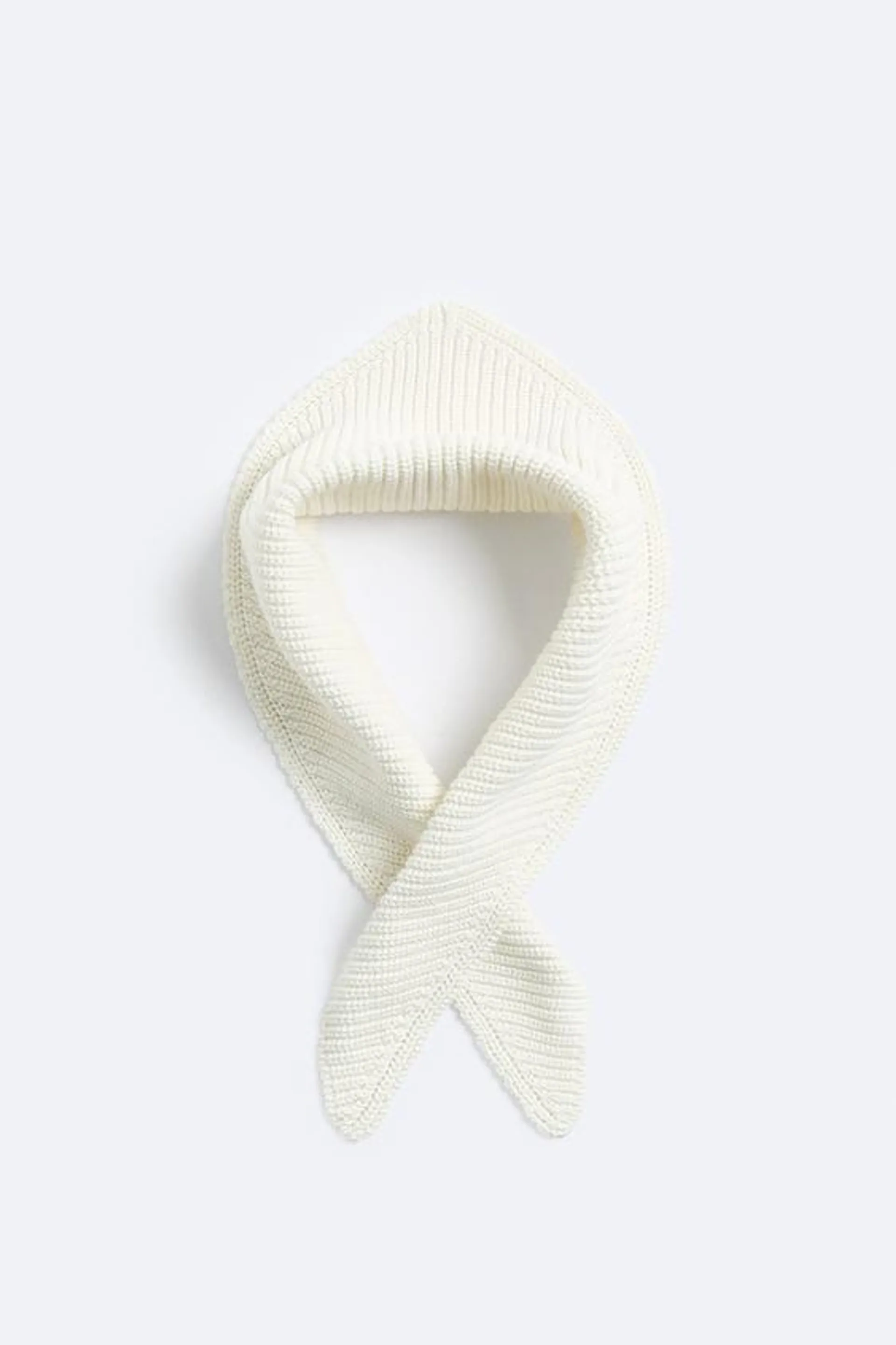 WOOL - COTTON KNIT NECKERCHIEF