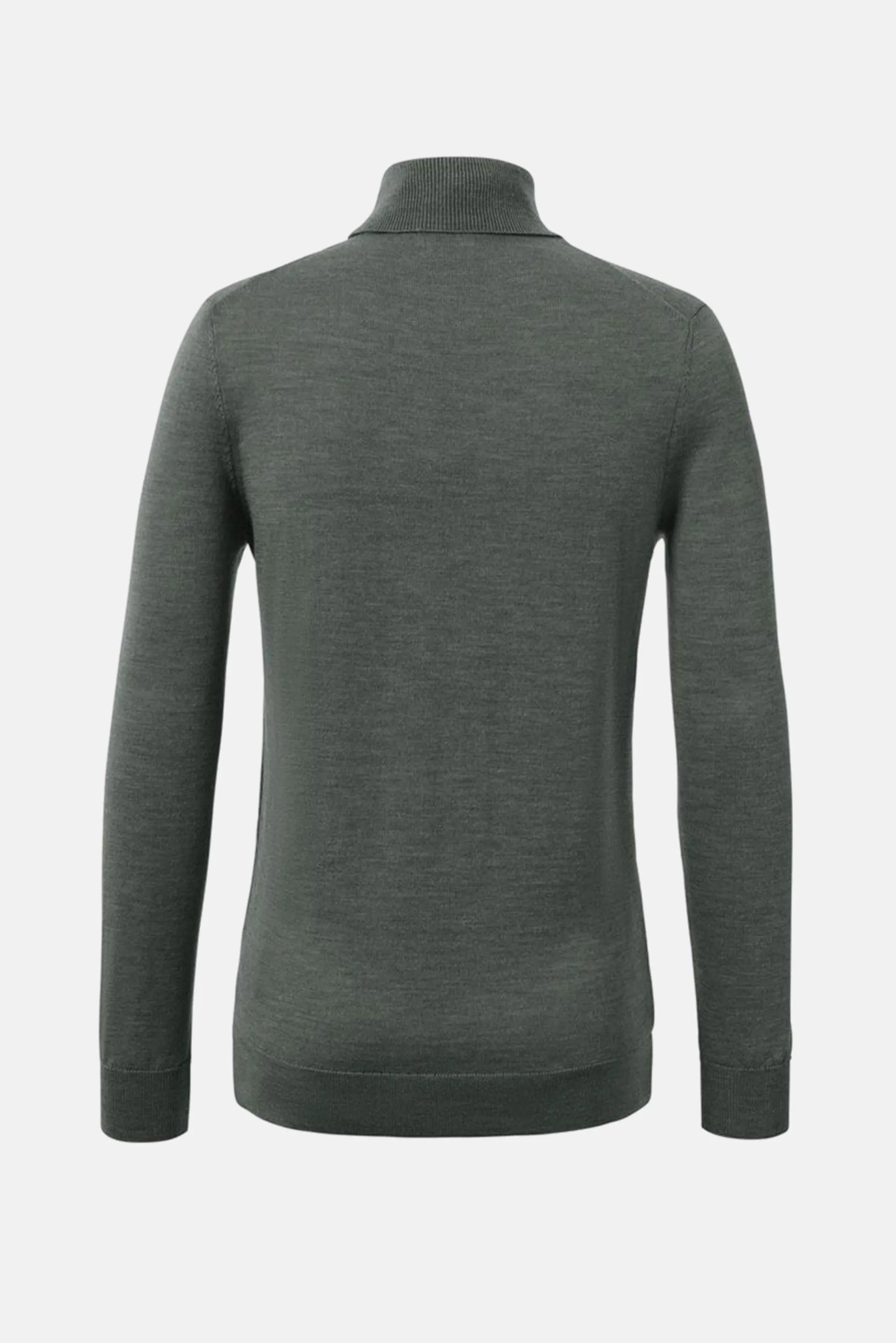 Men Turtle Neck Long Sleeve Textured Sweater, Sage Green