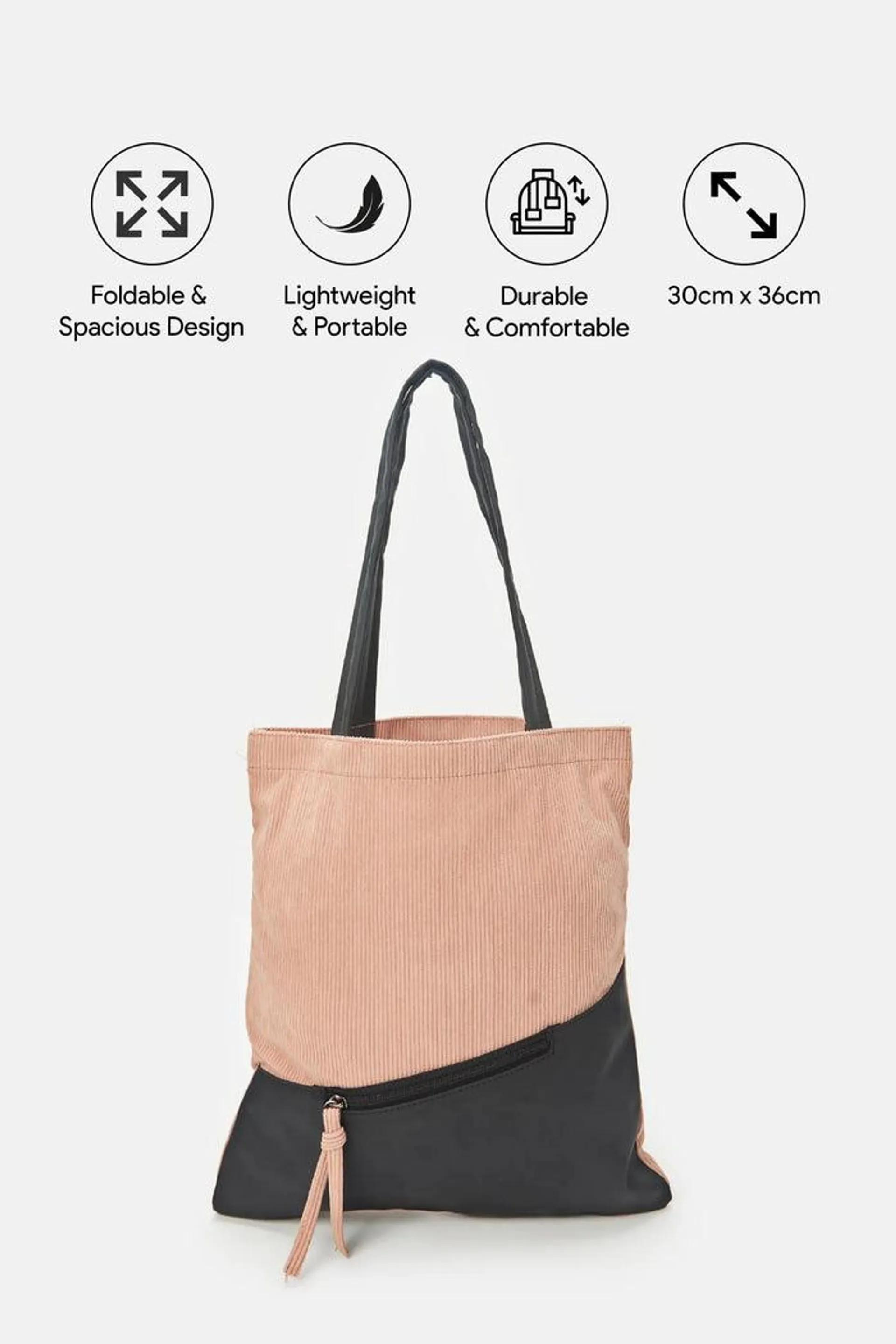 Women Pink Solid Shopper