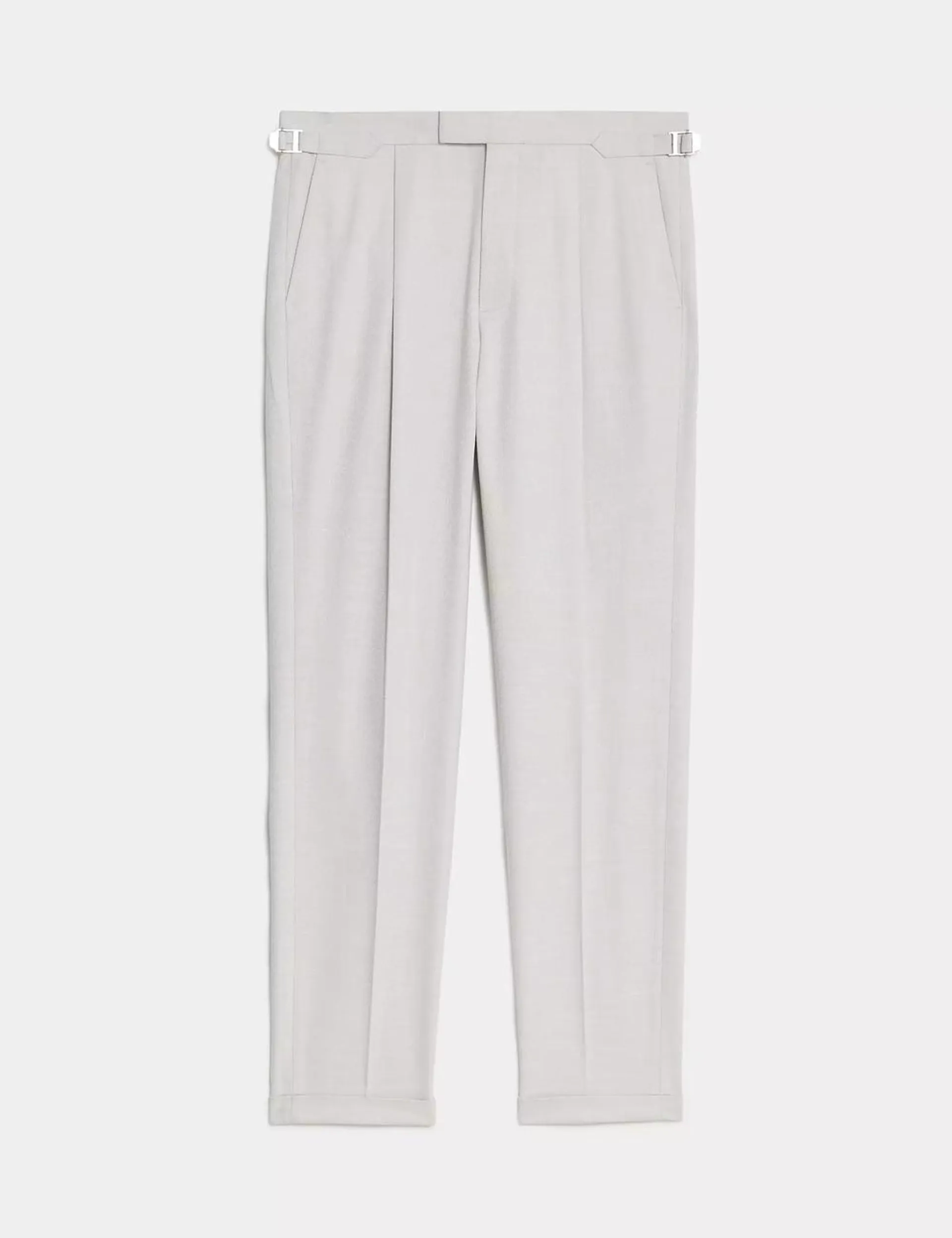 Pleat Front Tailored Trousers