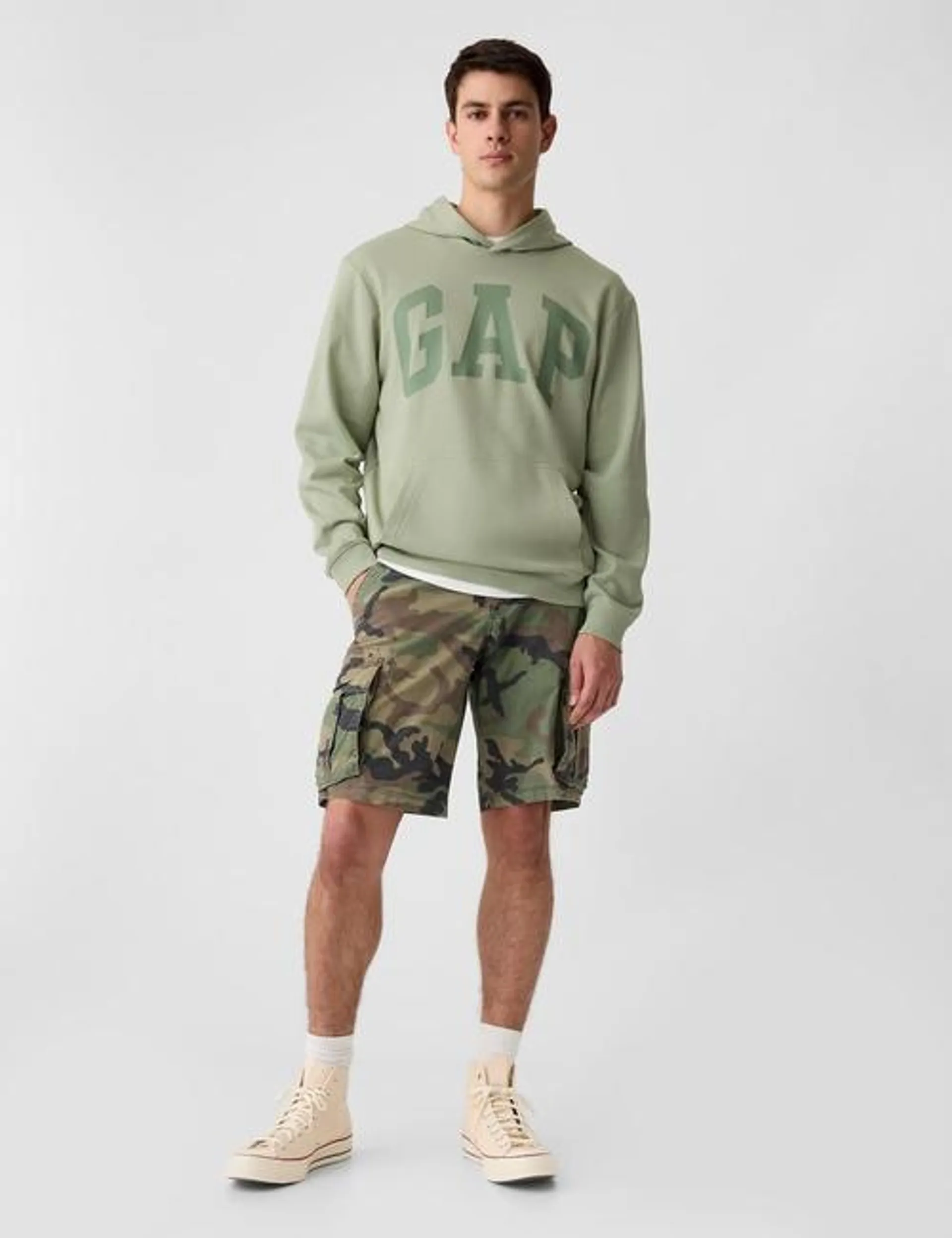 Relaxed Gap Logo Hoodie