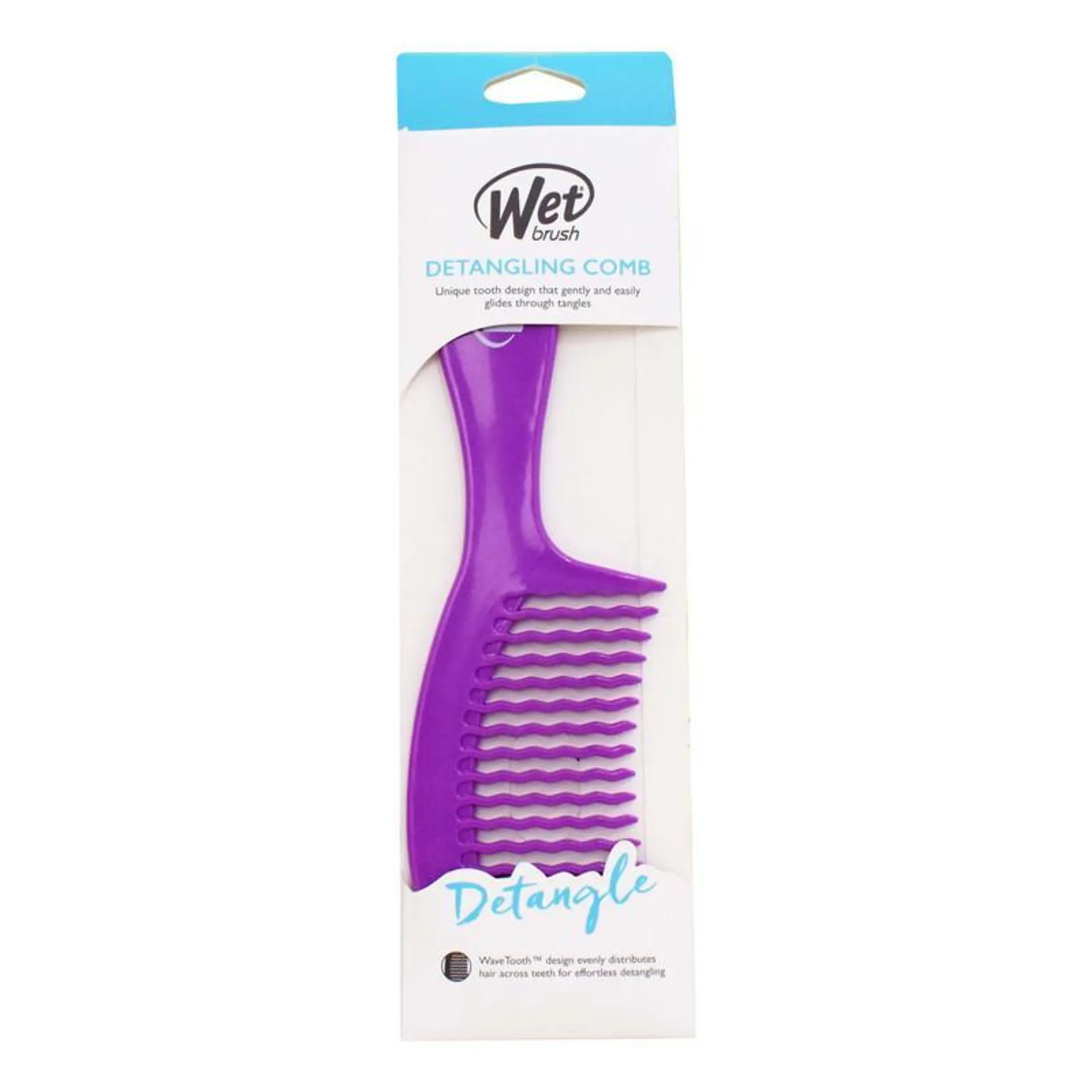 Wet Brush Detangling Comb Purple