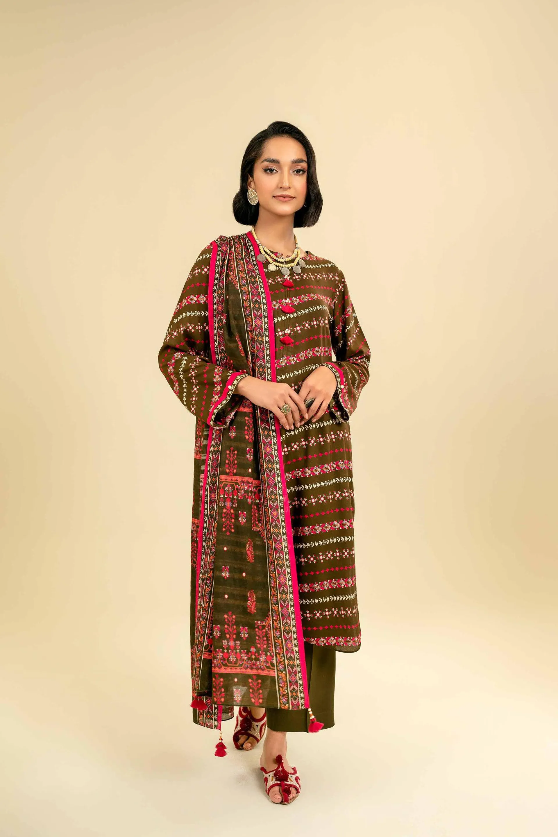 3 Piece - Printed Suit - 42301844