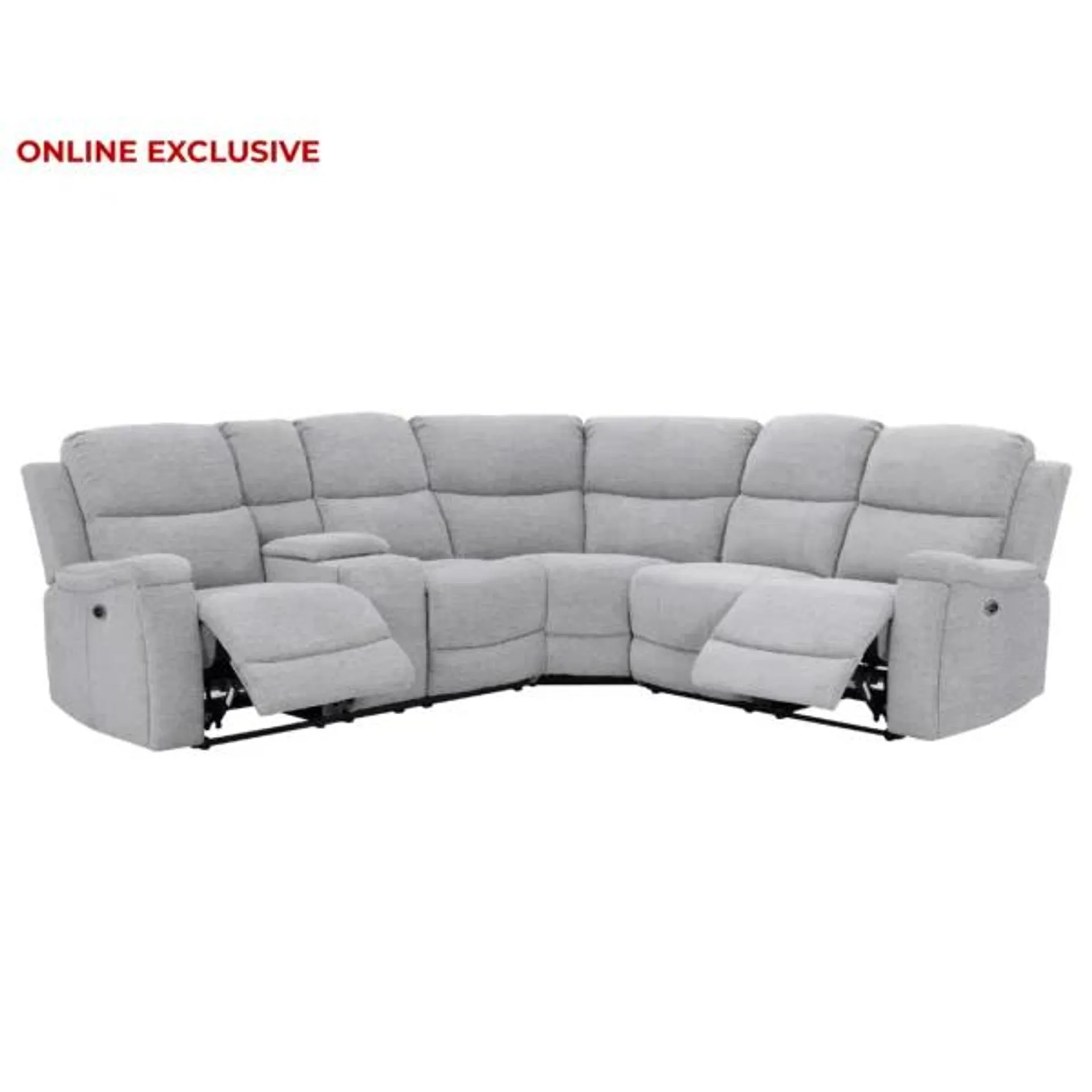 Baxley Corner Sofa with Power Recliner