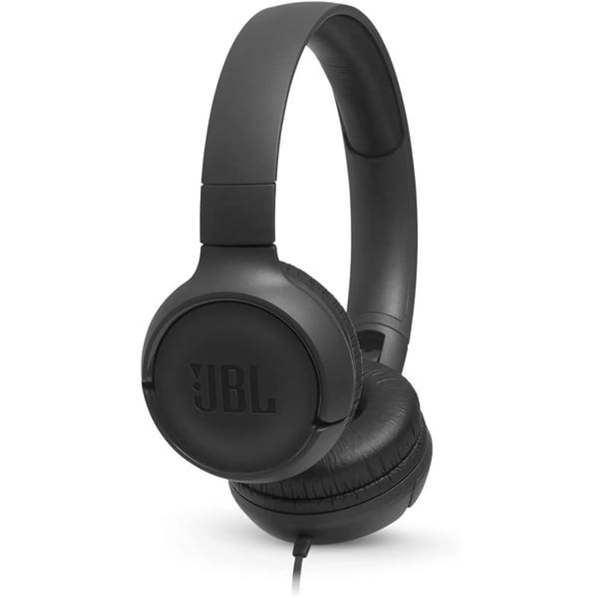 JBL T500- Wired On-Ear Headphones- Black
