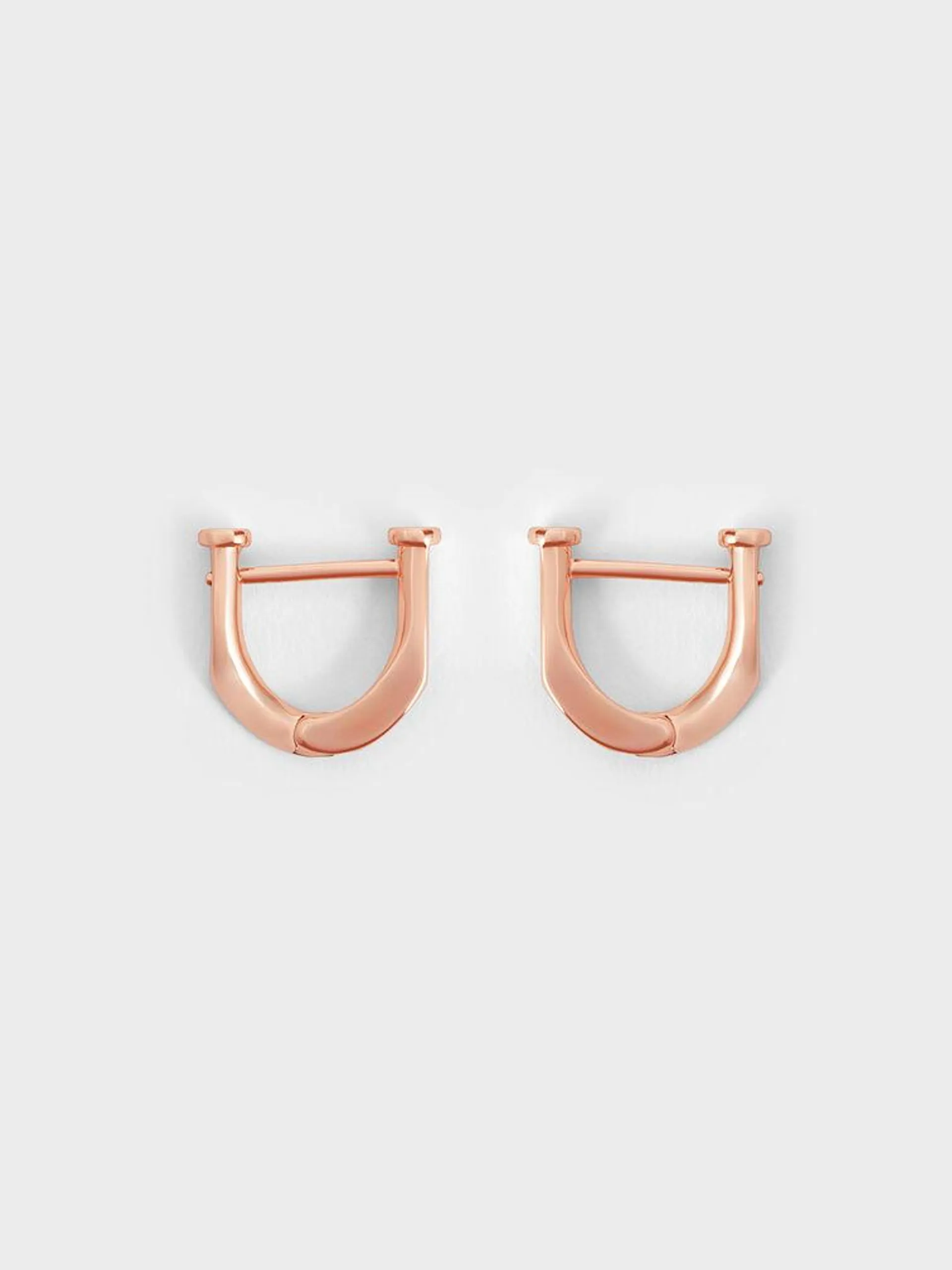 Gabine Huggie Earrings - Rose Gold