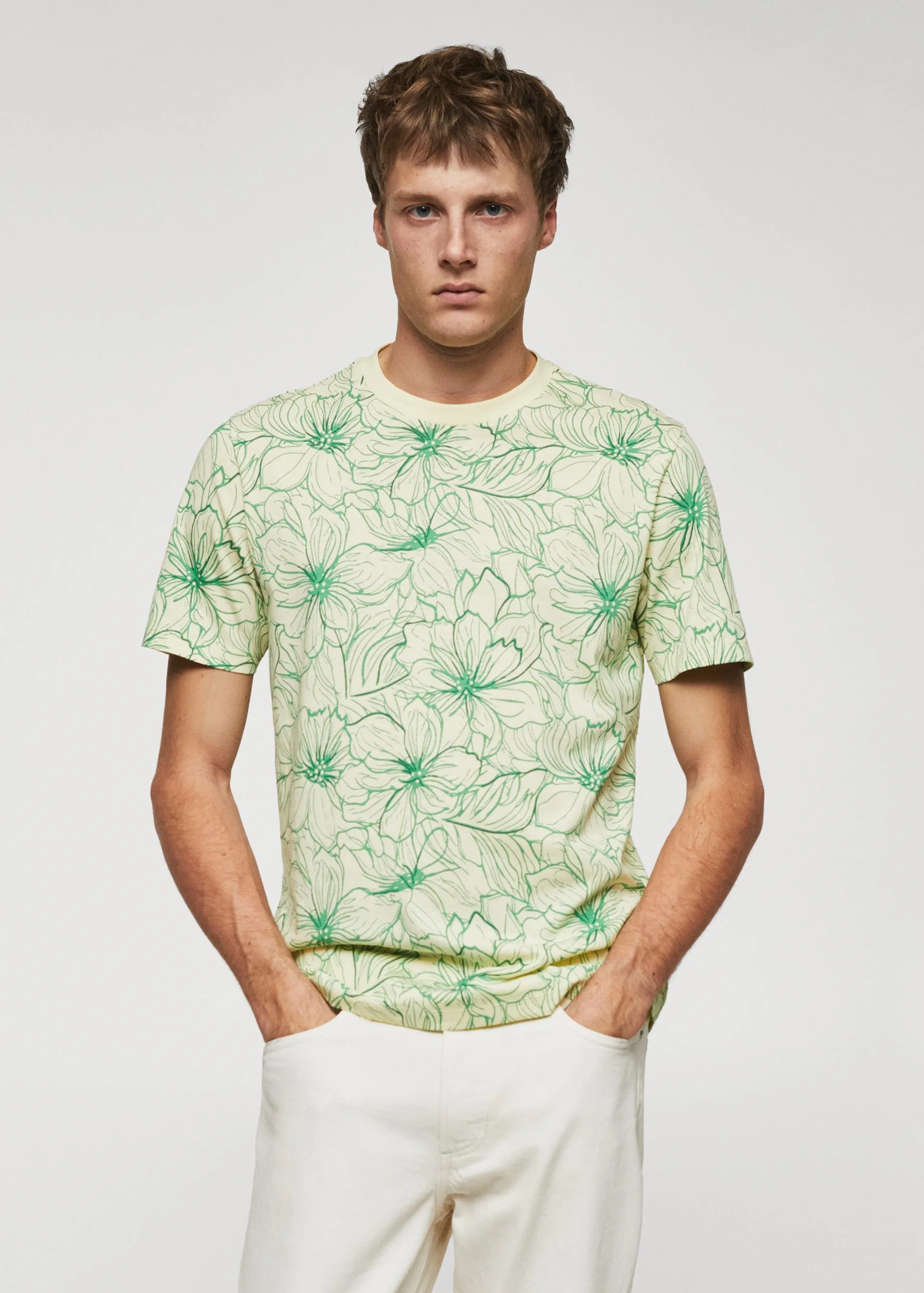 Floral print T-shirt