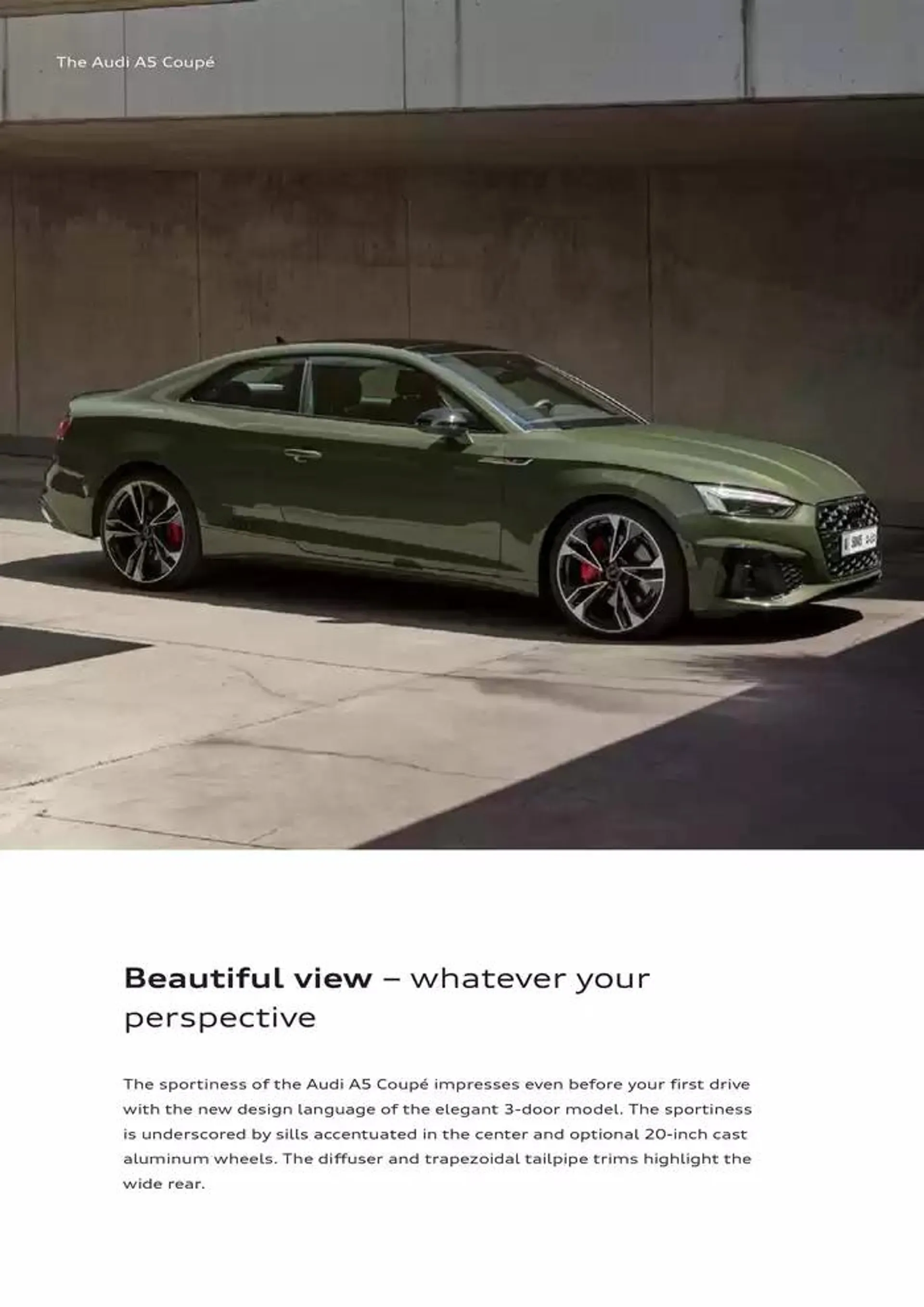 The Audi A5 Coupé from 21 January to 31 December 2025 - Offers page 2