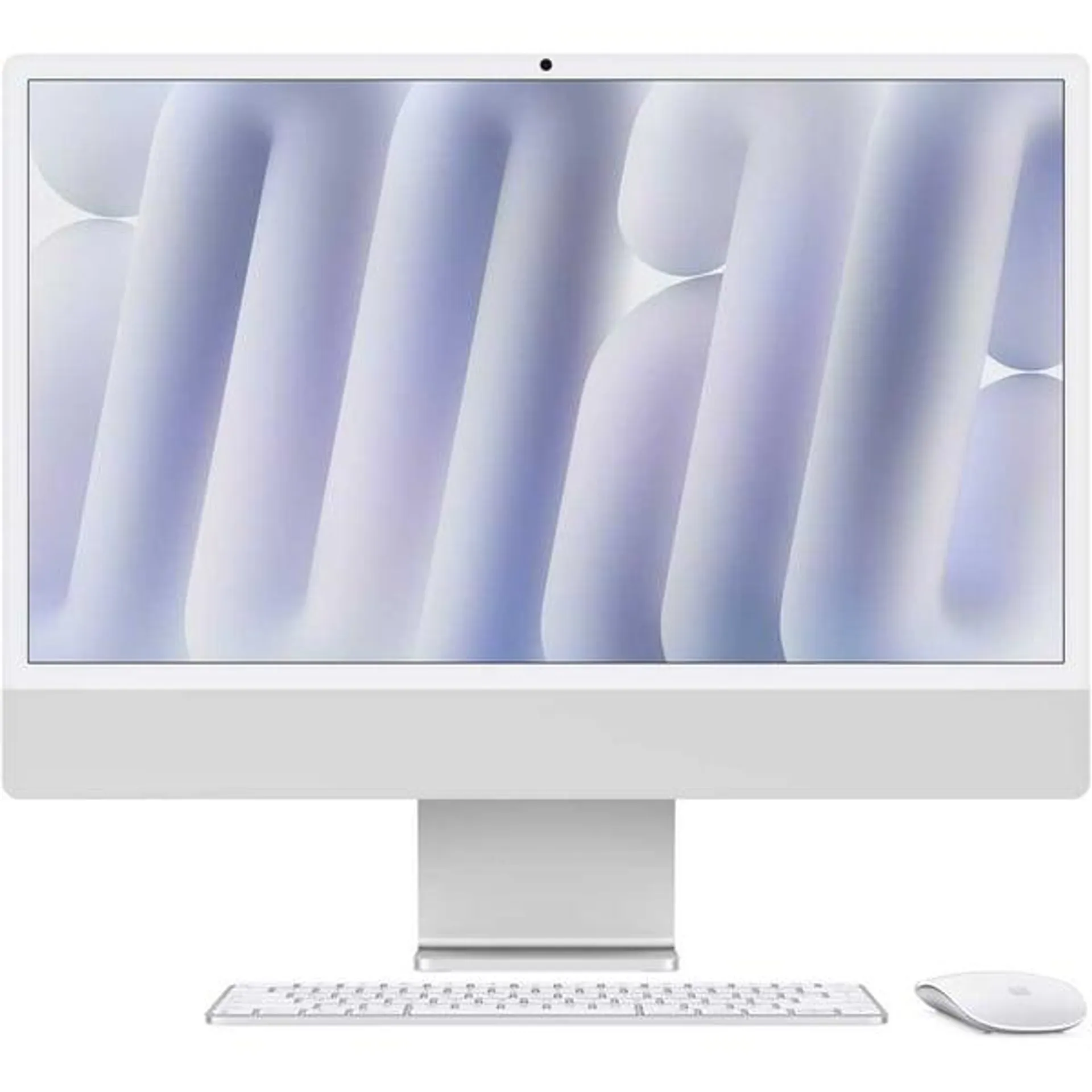 Apple iMac 24-inch (2024) – M4 with 10-Core CPU / 16GB RAM / 512GB SSD / 10-core GPU / macOS Sequoia / English Keyboard / Silver / Middle East Version – Pre-order