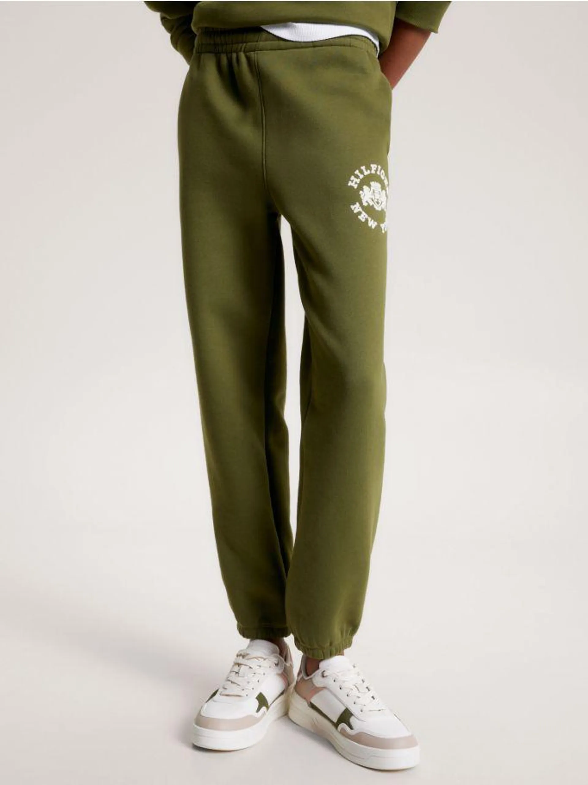Varsity Flocked Logo Joggers