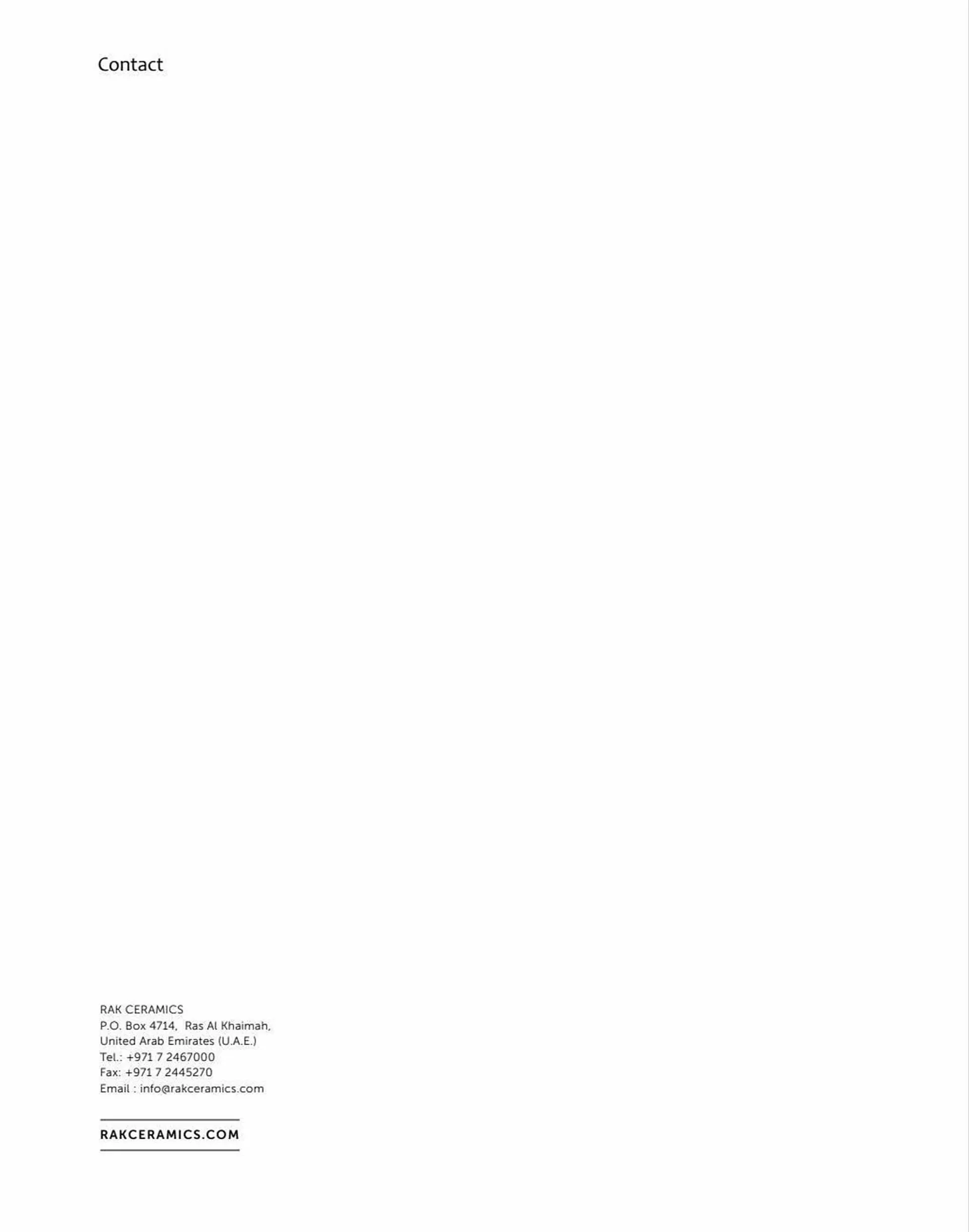 Rak Ceramics catalogue from 20 October to 31 December 2023 - Offers page 382