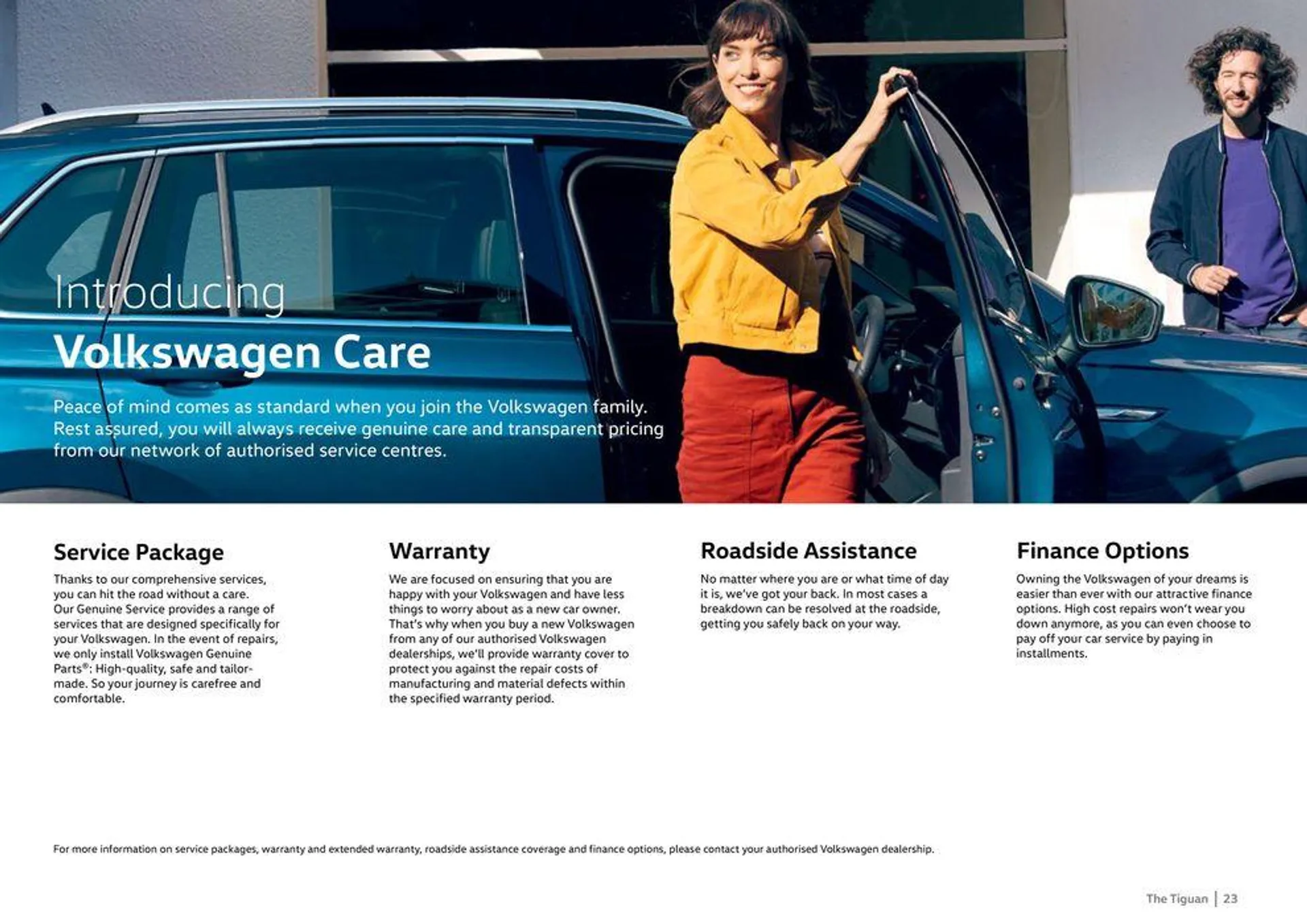 The Tiguan from 31 January to 30 June 2024 - Offers page 23