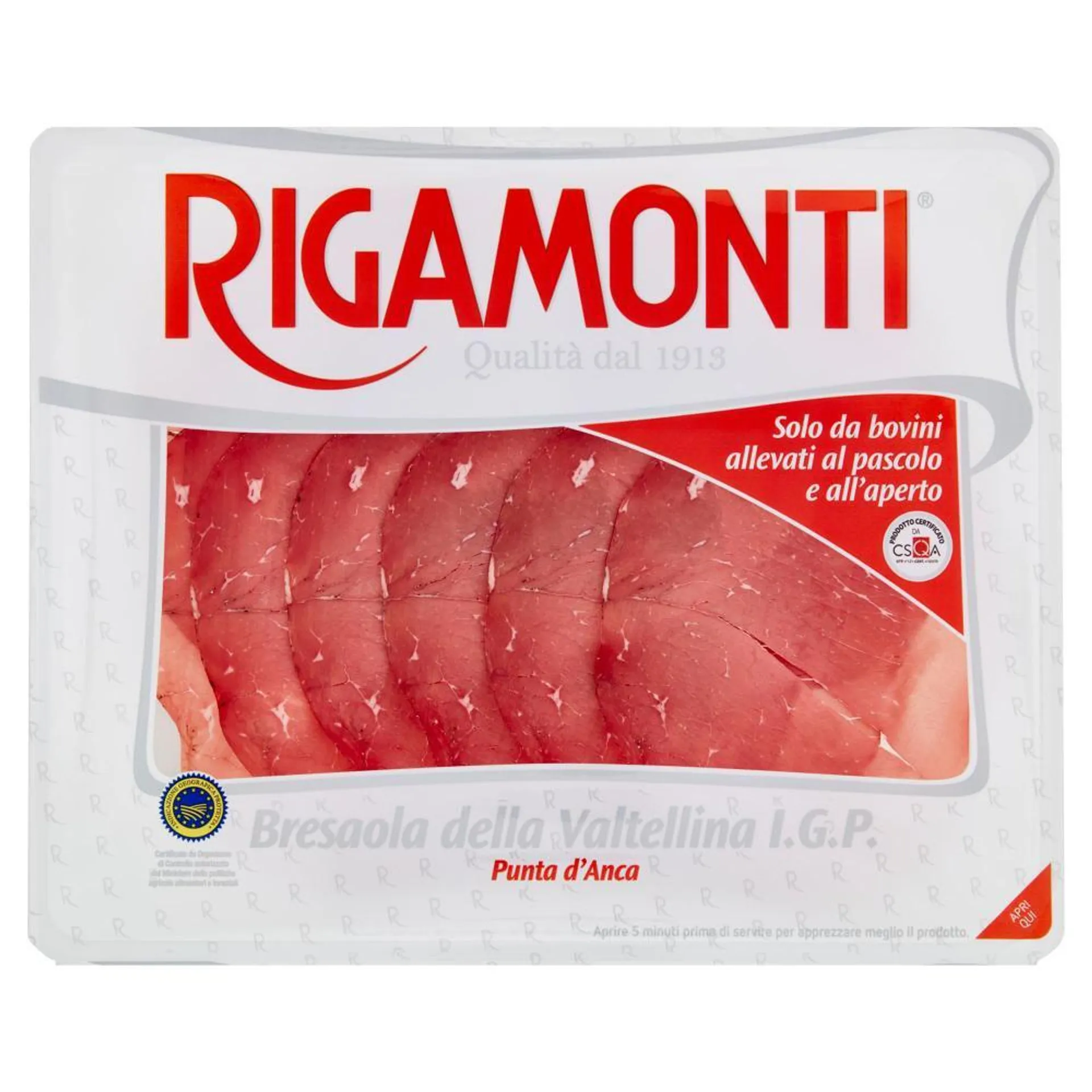 Rigamonti Beef Bresaola 100g, Non GMO