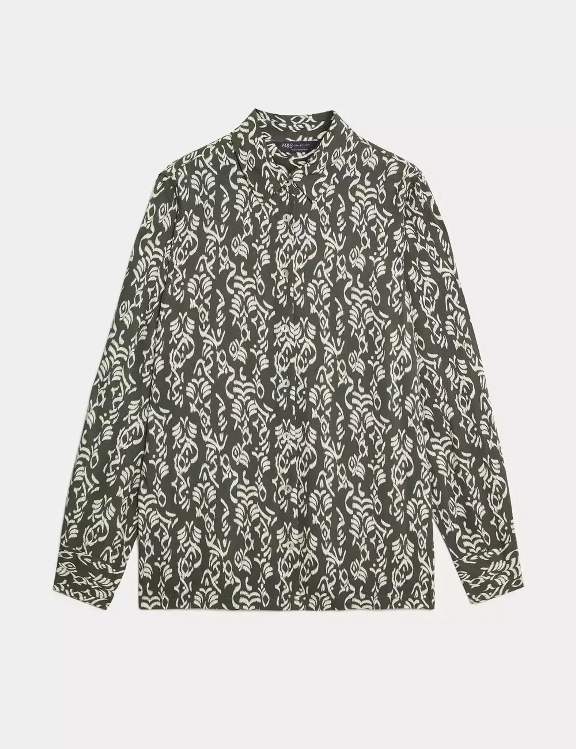 Printed Collared Shirt