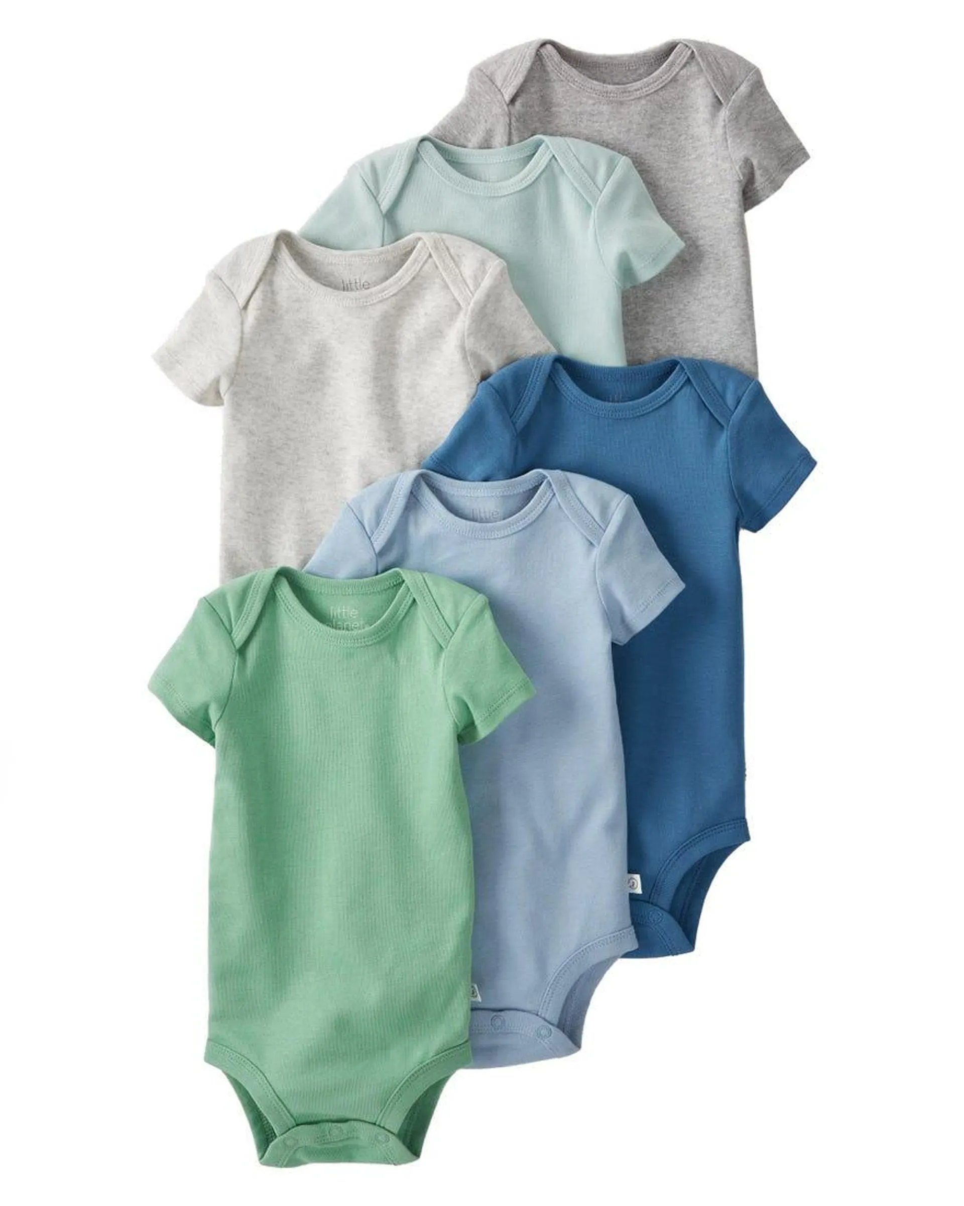 6-Pack Cotton Rib Bodysuits