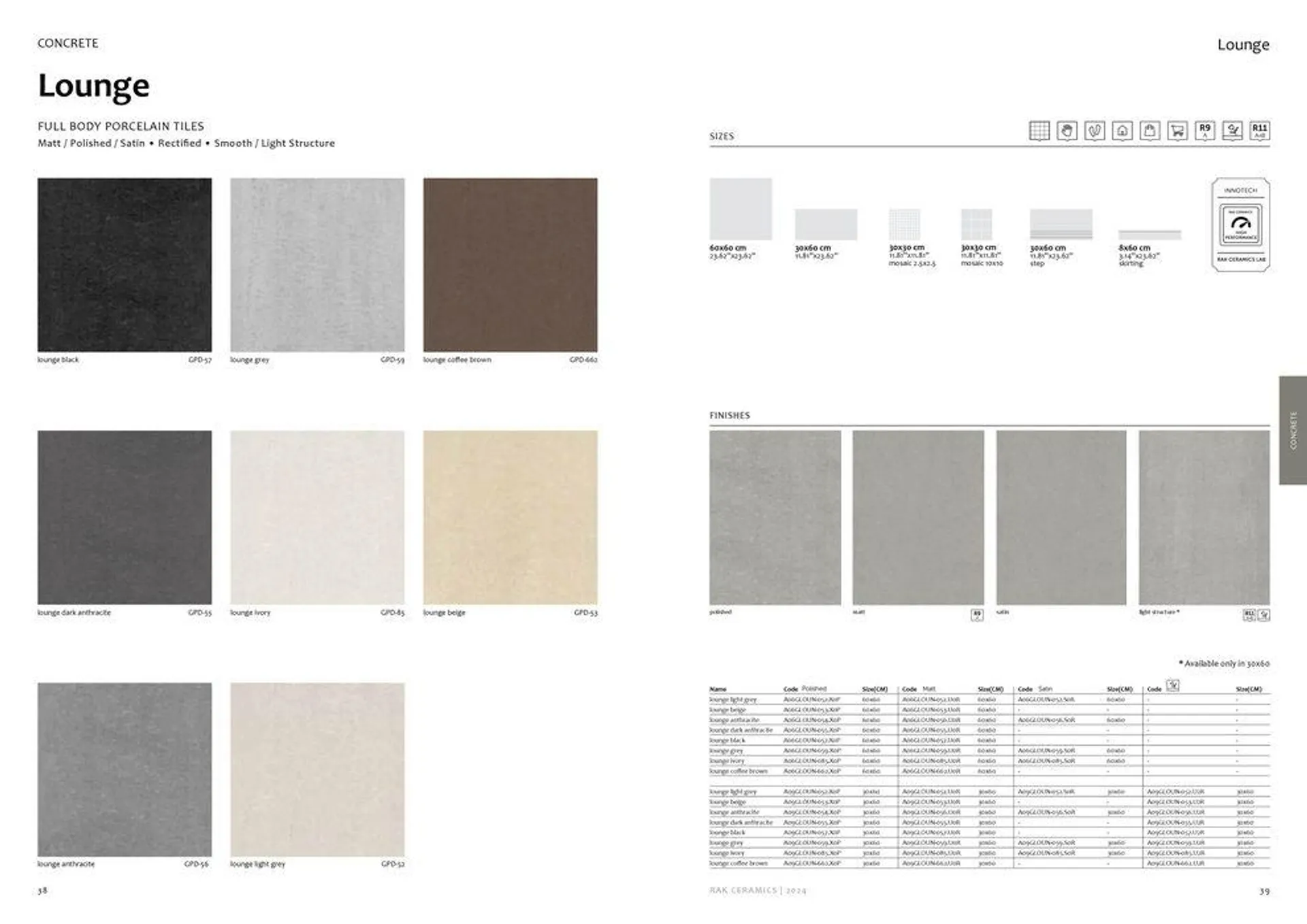 Surfaces Porcelain and Ceramics 2024 from 2 February to 31 December 2024 - Offers page 21