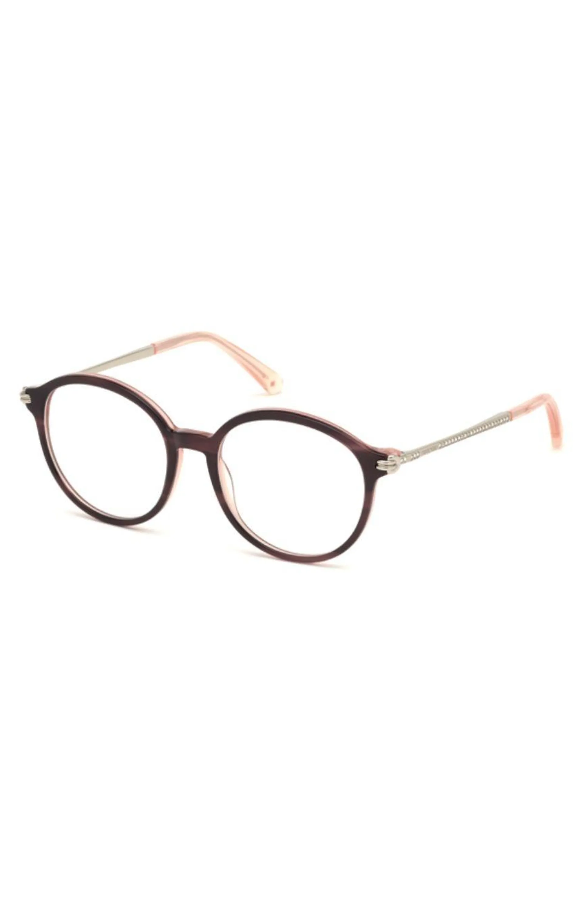 Women Round Bordeaux Optical Frames