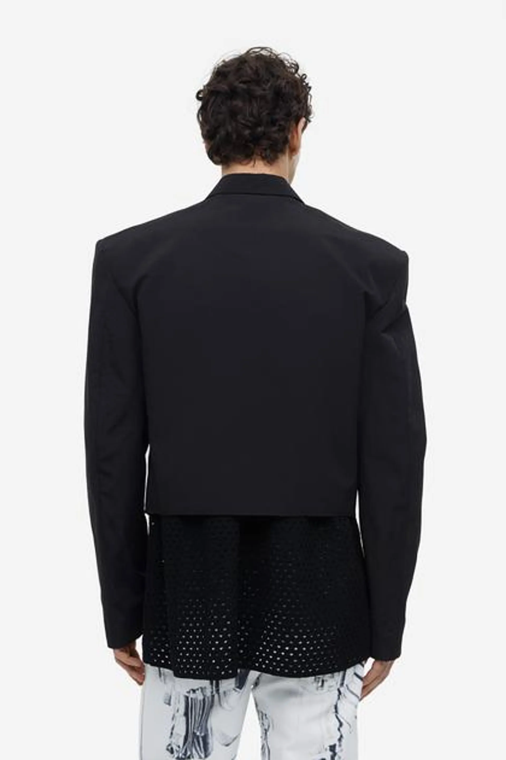 Cropped dinner jacket