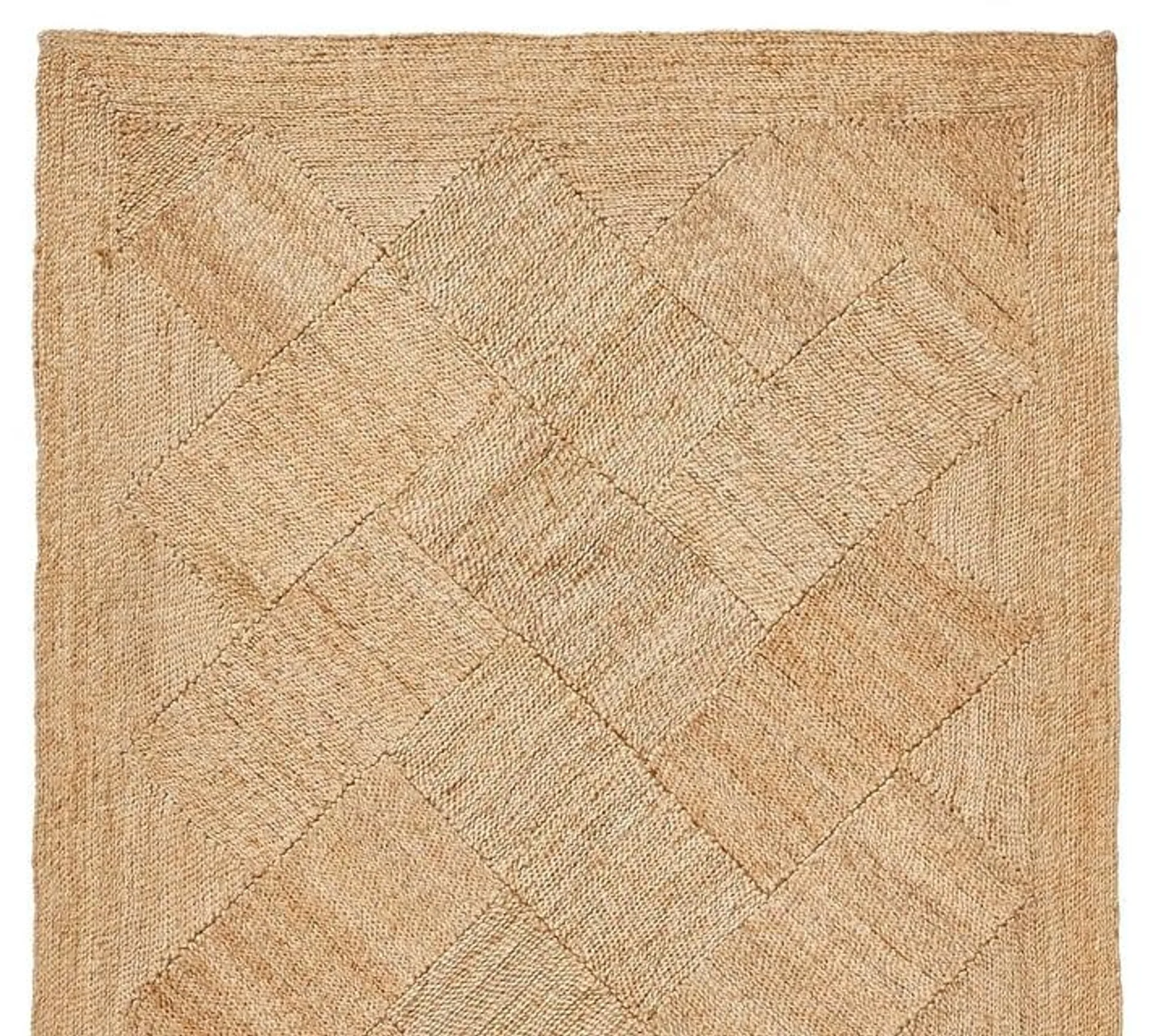 Salvino Diamond Jute Rug