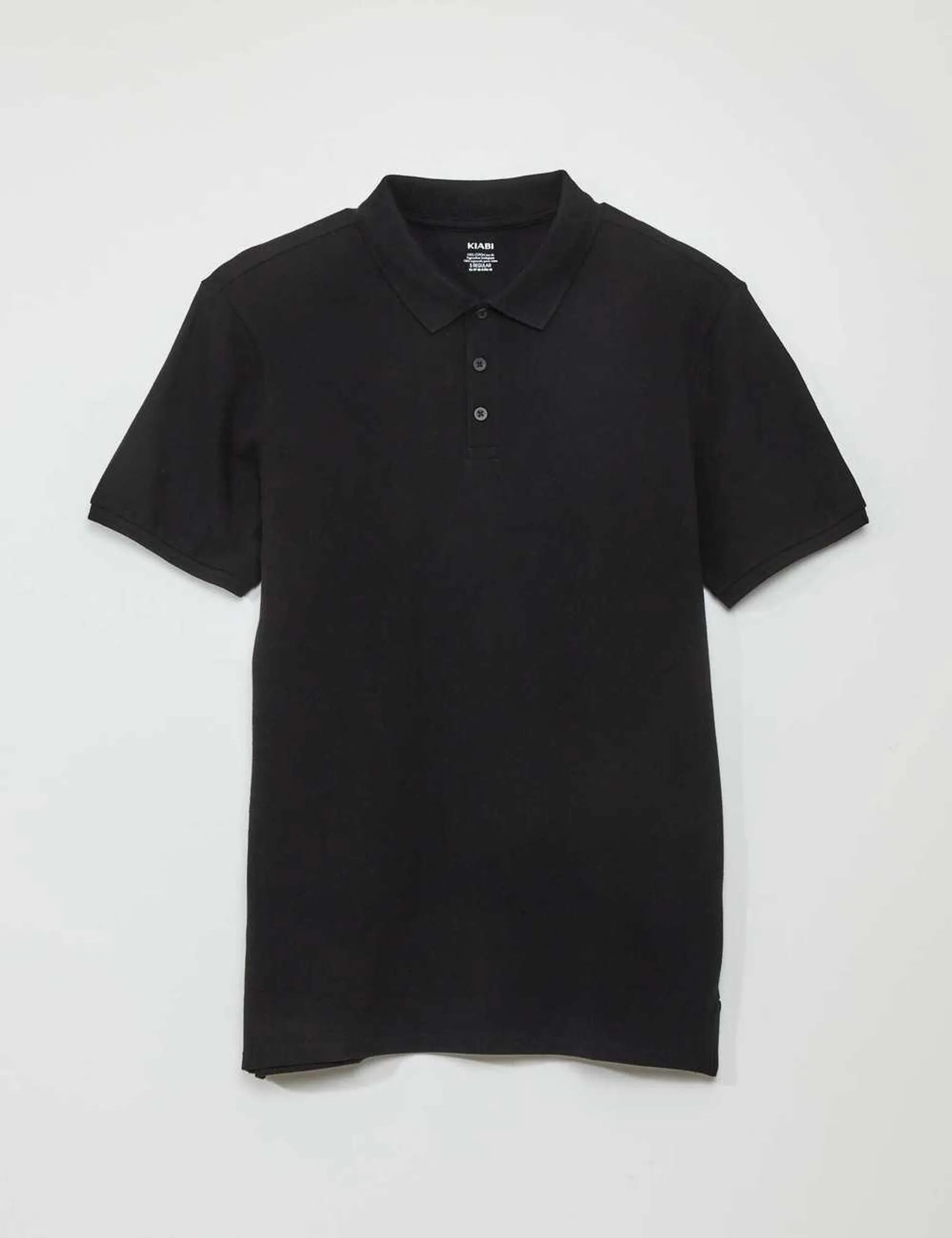 Cotton piqué polo shirt